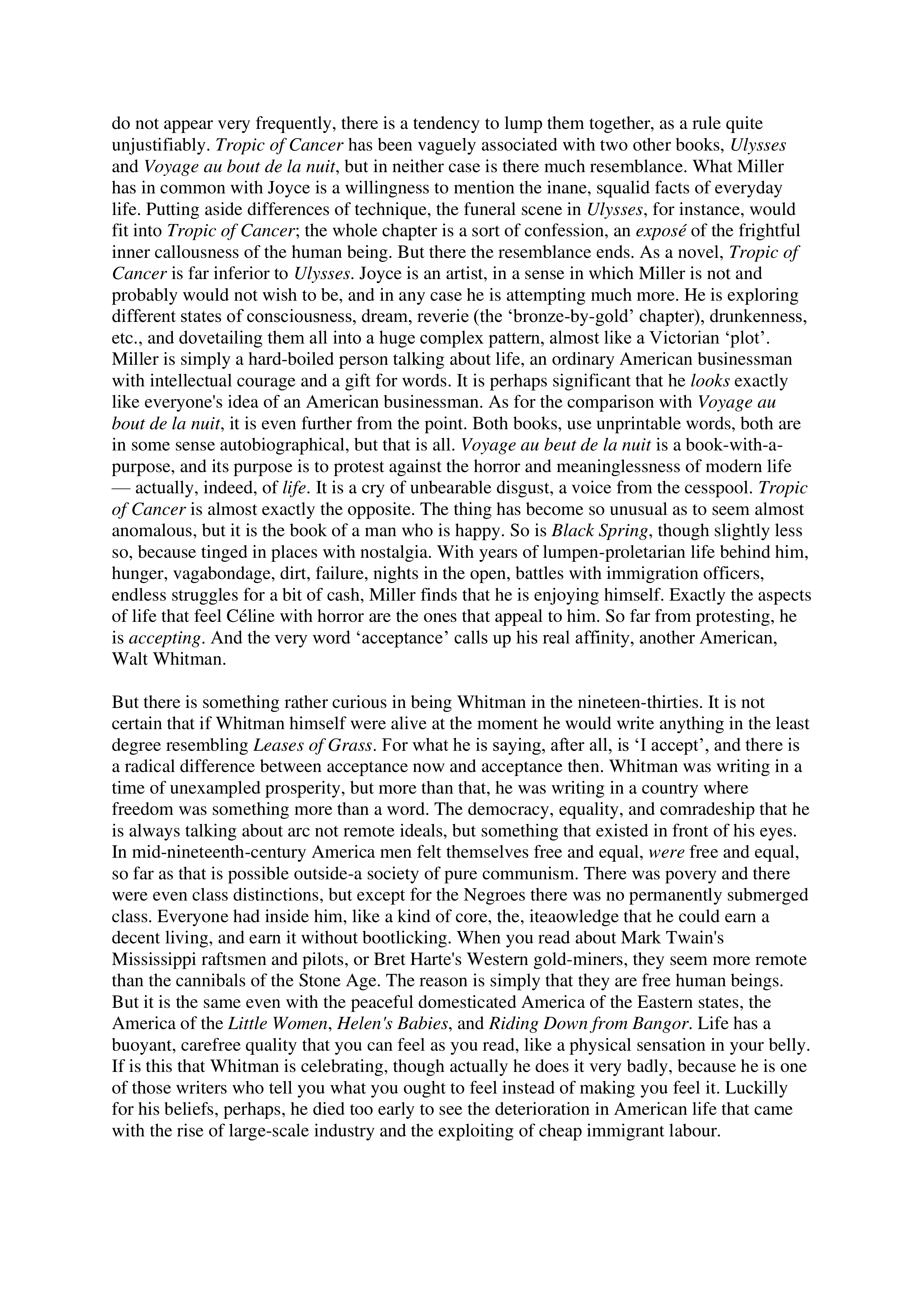 Inside the Whale Essay — page 4