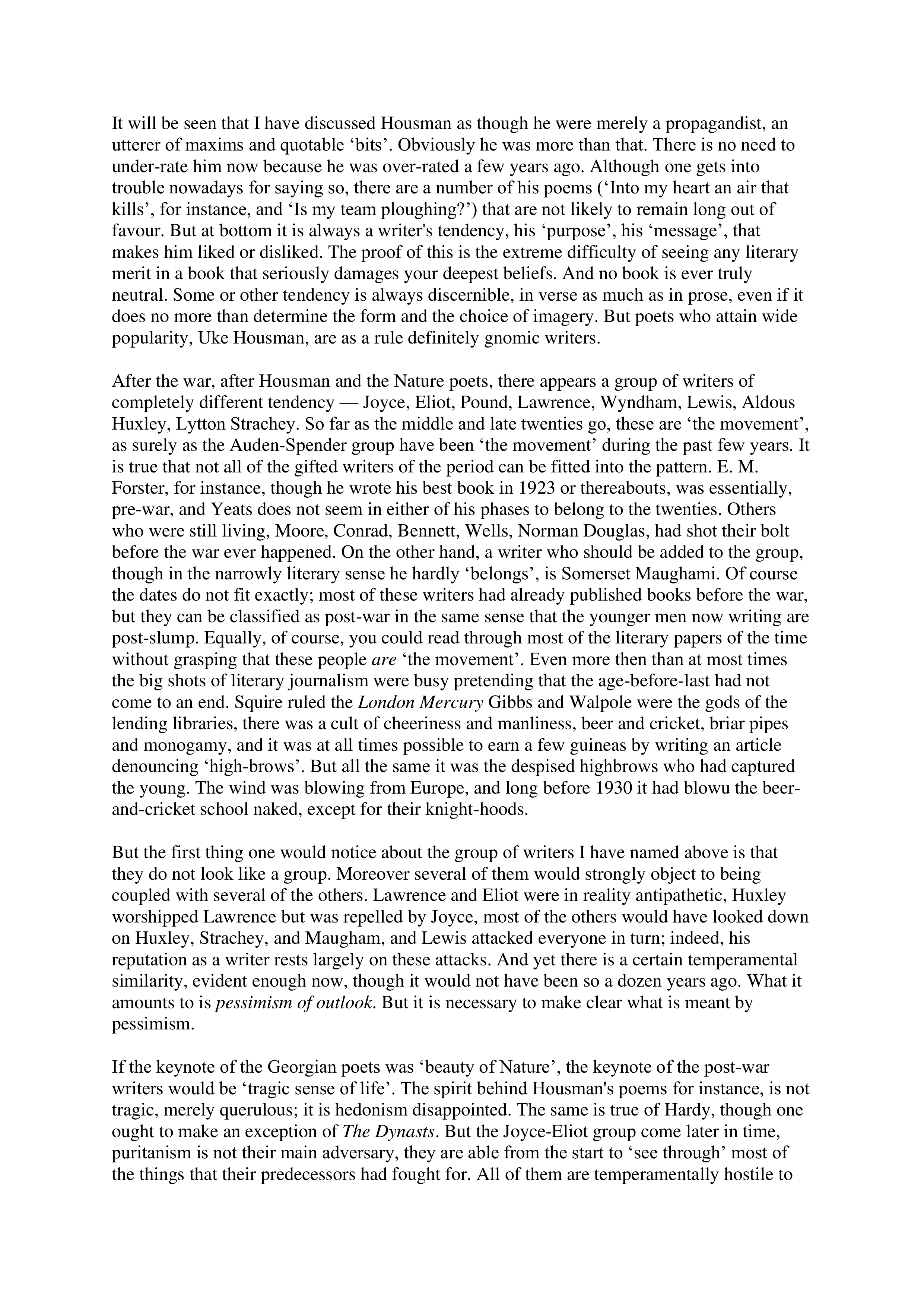 Inside the Whale Essay — page 9