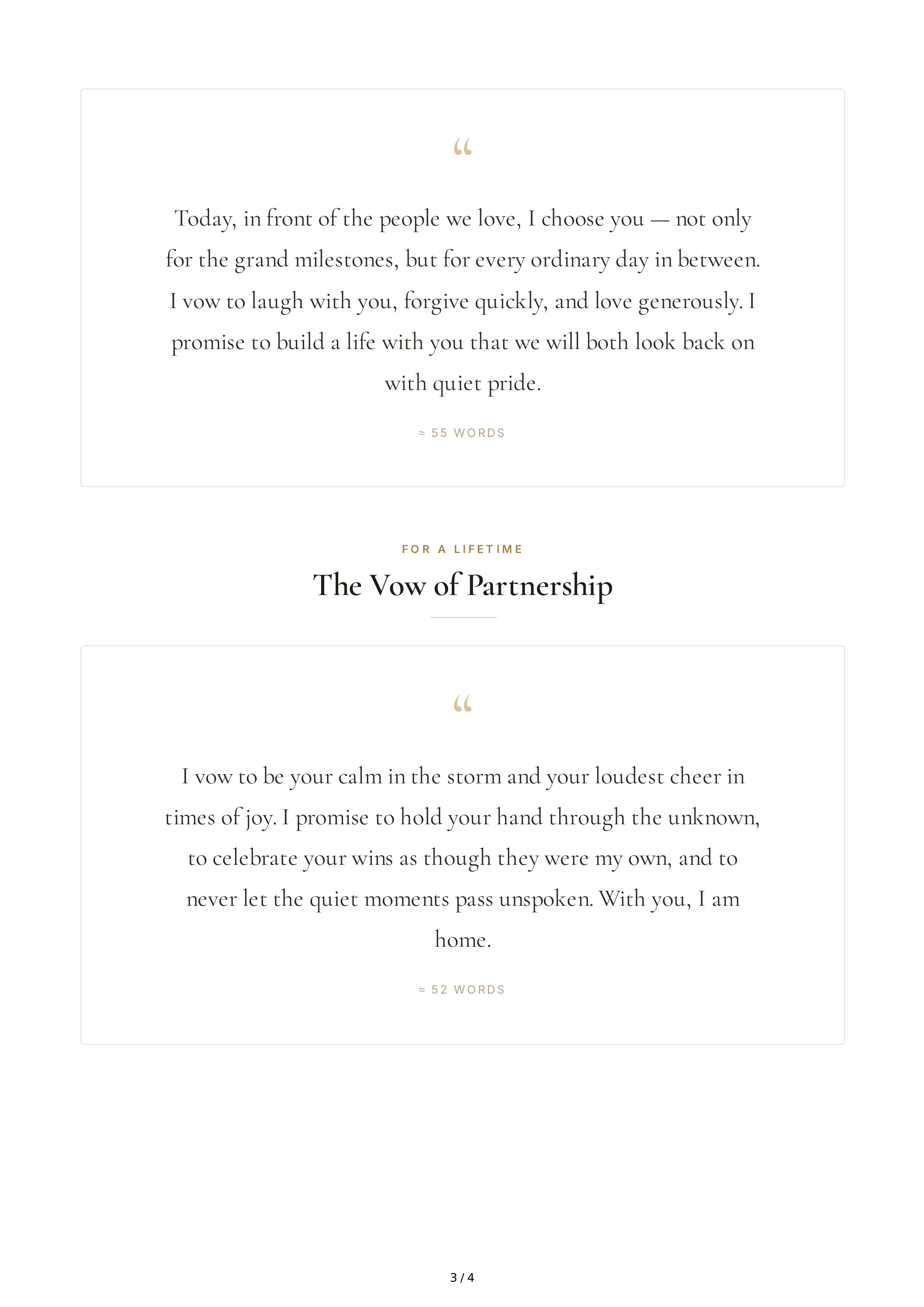 Inspirational Wedding Vows — page 3