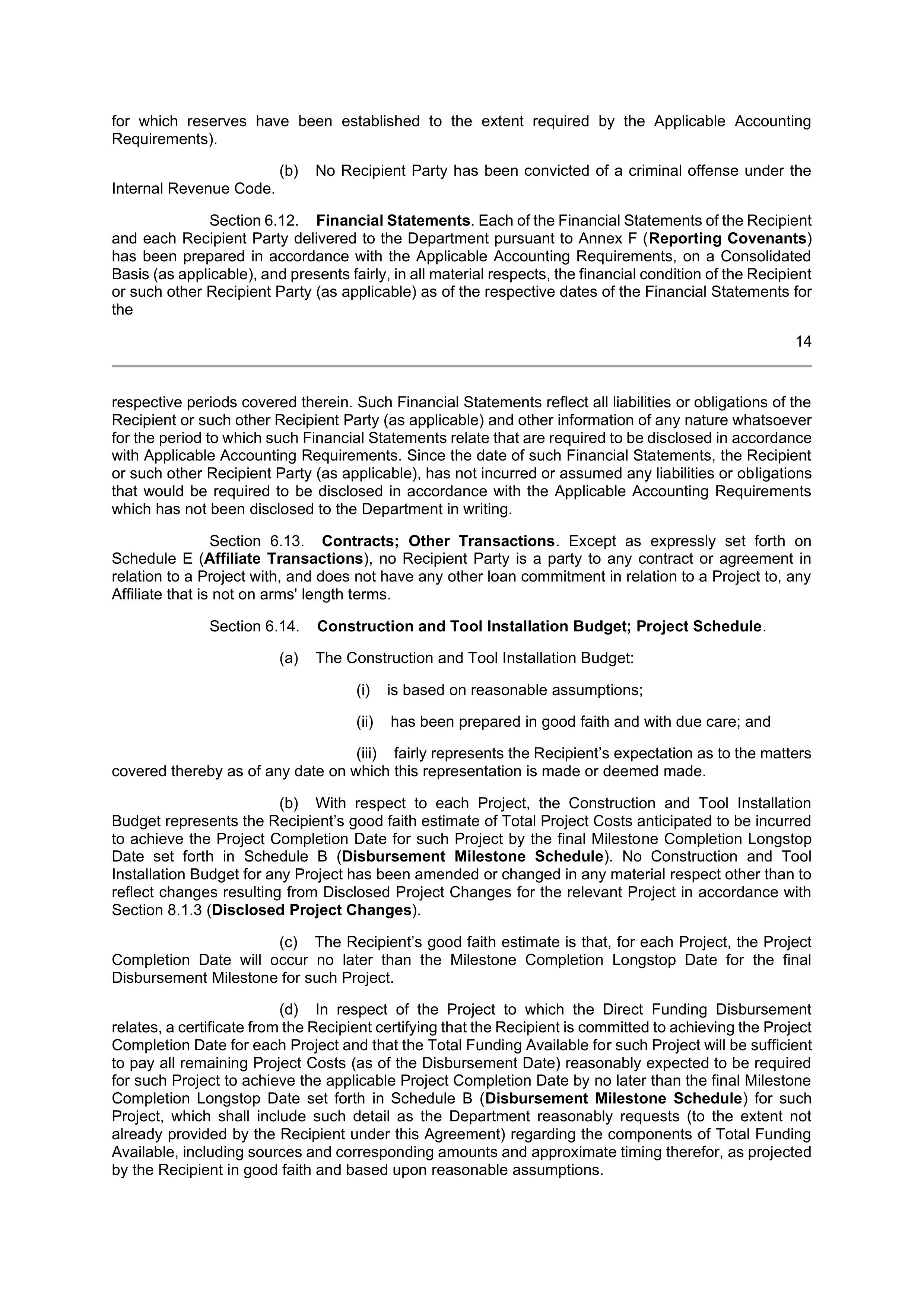 INTEL DIRECT FUNDING AGREEMENT — page 18