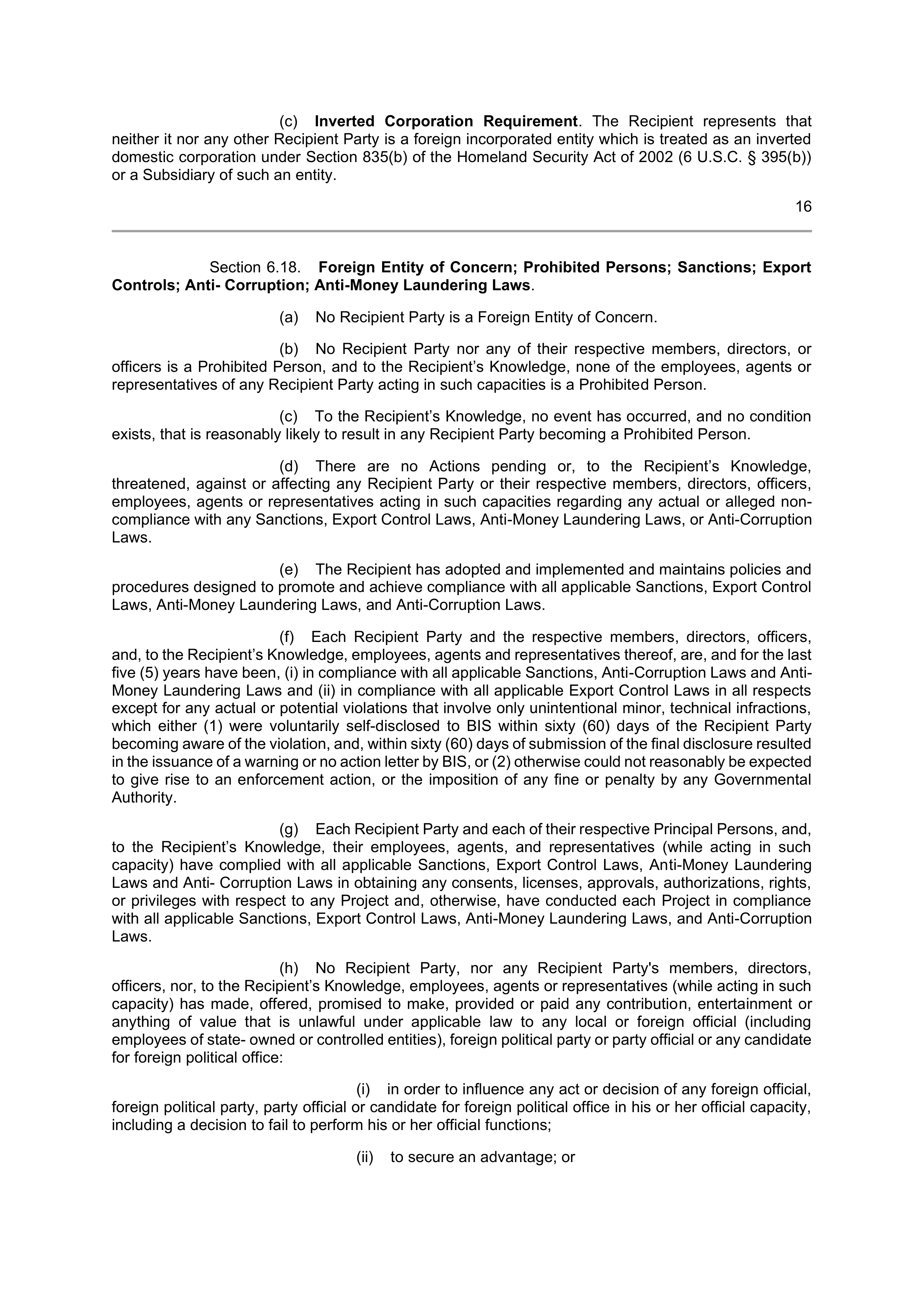 INTEL DIRECT FUNDING AGREEMENT — page 20