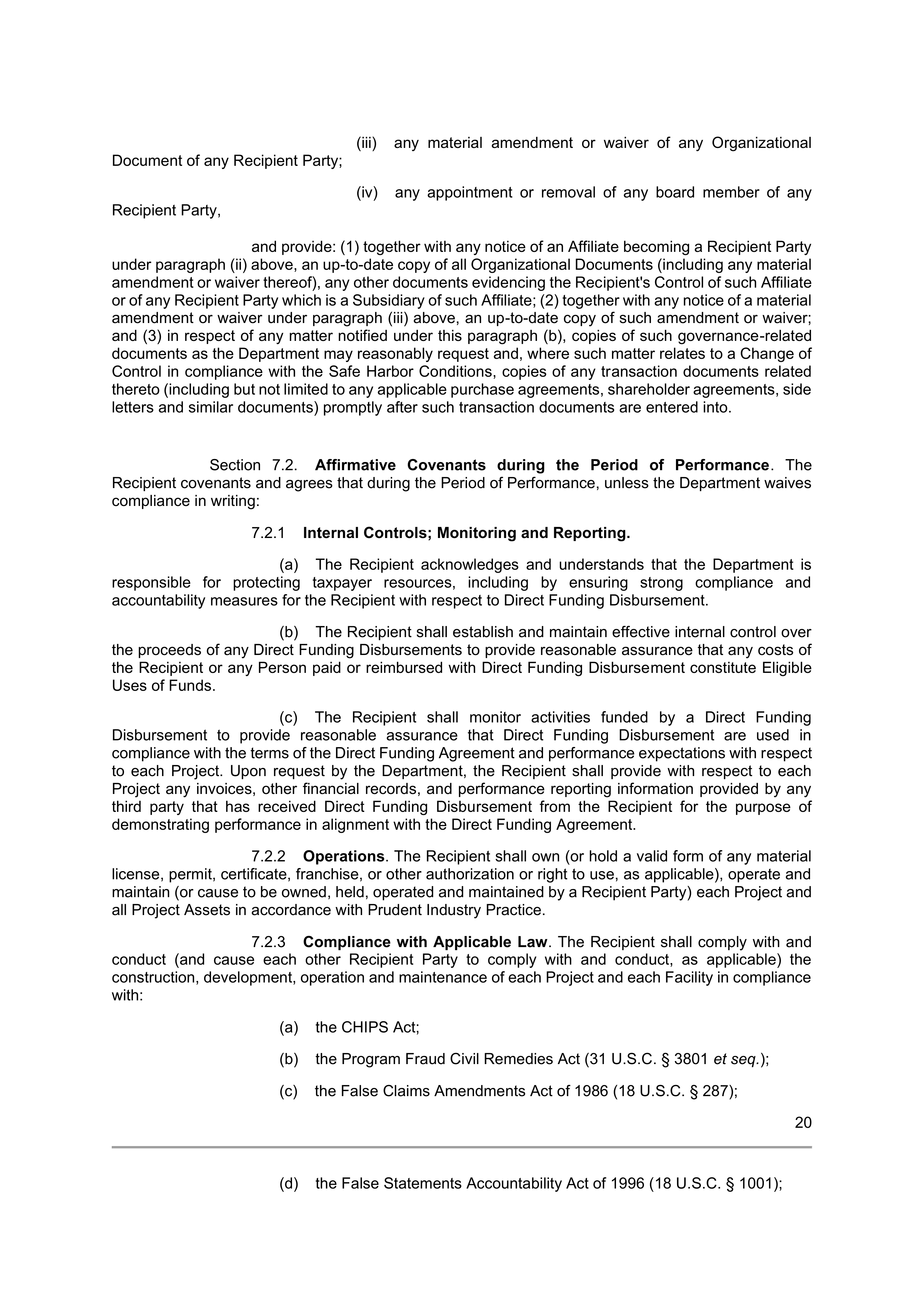 INTEL DIRECT FUNDING AGREEMENT — page 23
