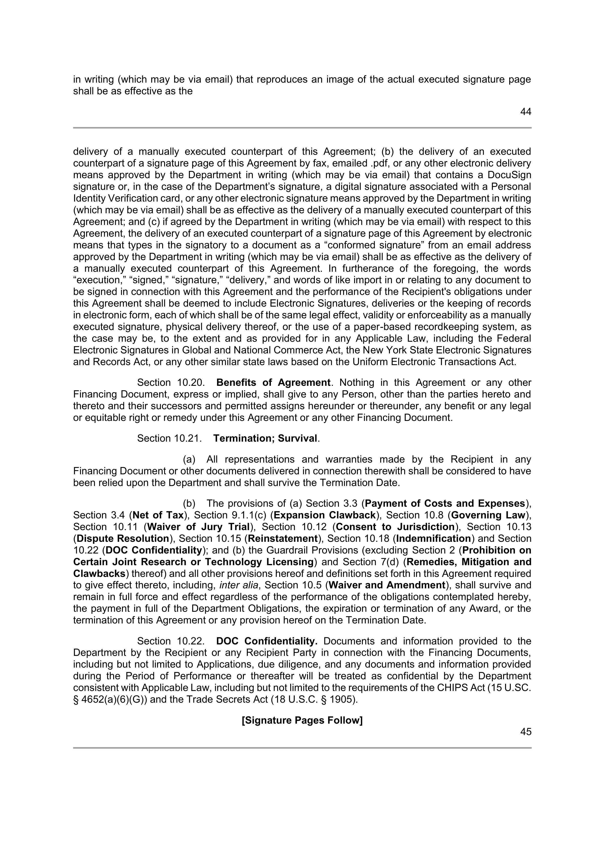 INTEL DIRECT FUNDING AGREEMENT — page 47