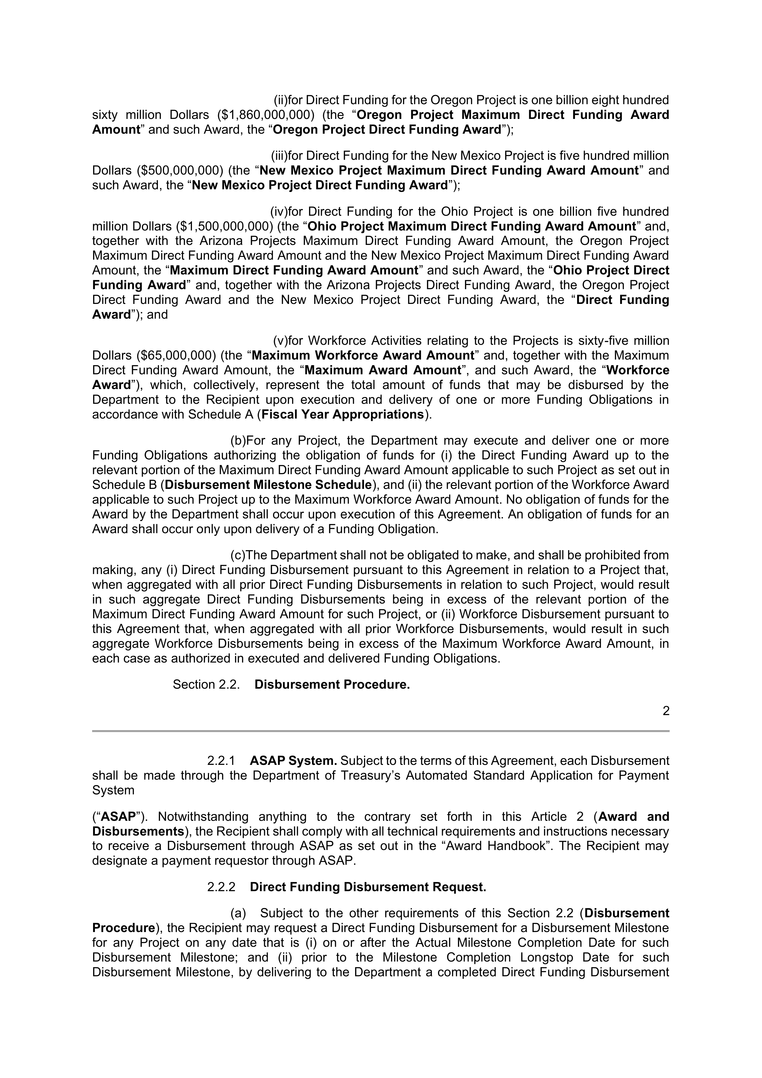 INTEL DIRECT FUNDING AGREEMENT — page 6