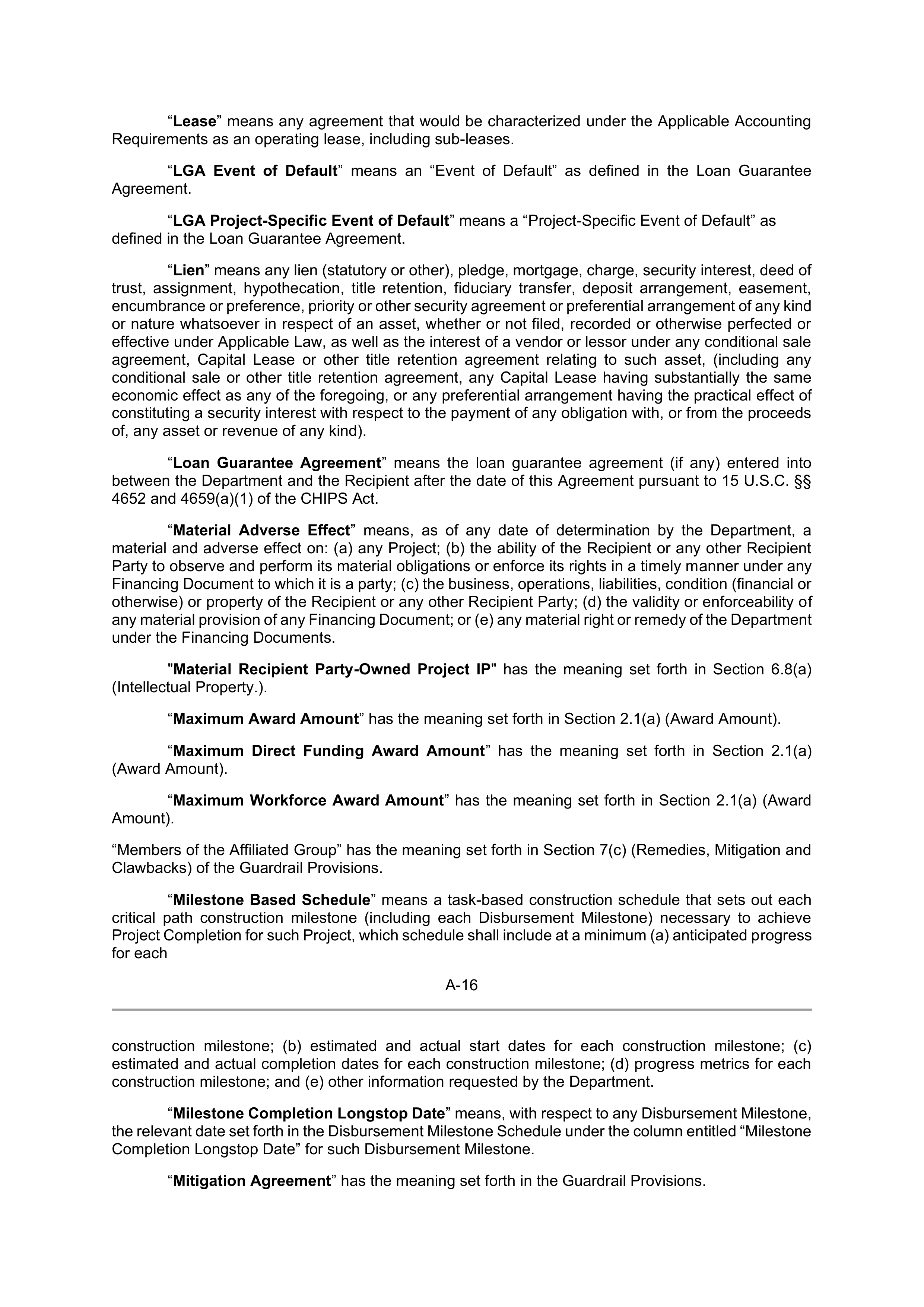 INTEL DIRECT FUNDING AGREEMENT — page 62