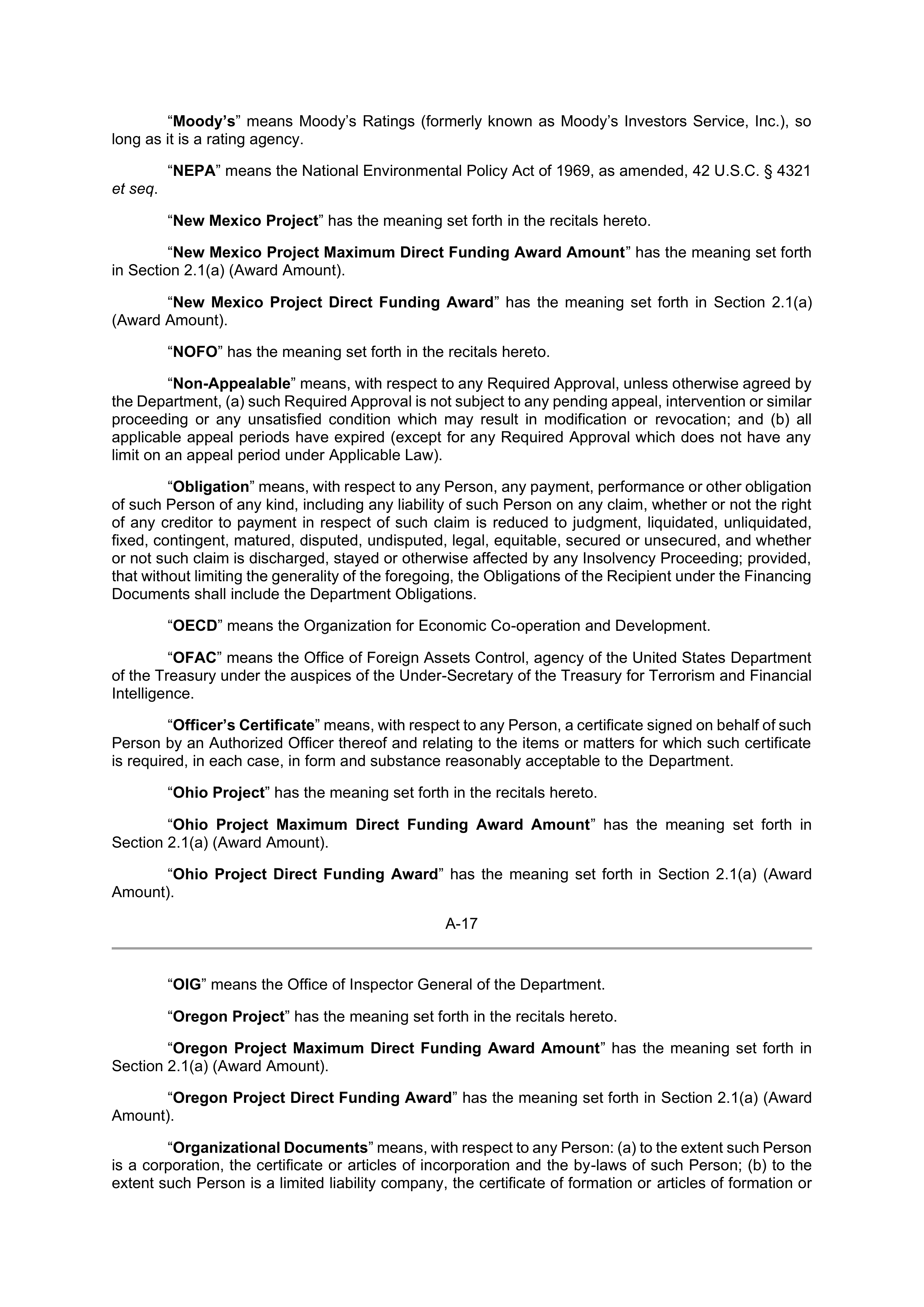 INTEL DIRECT FUNDING AGREEMENT — page 63