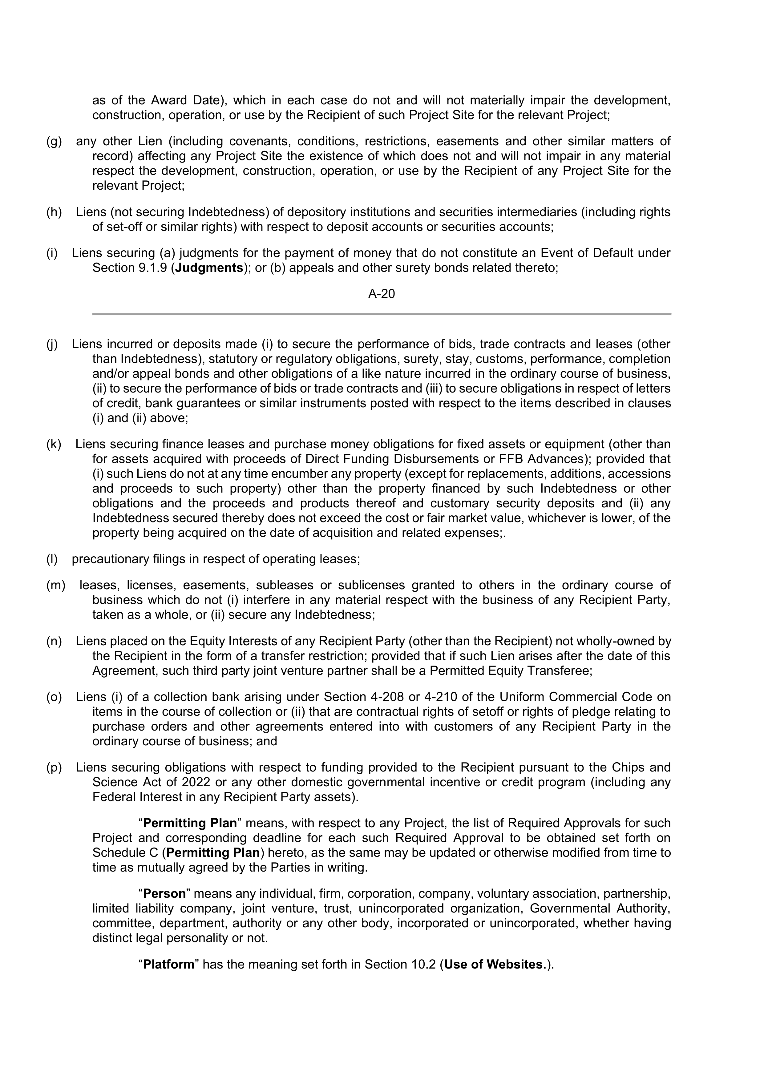 INTEL DIRECT FUNDING AGREEMENT — page 66
