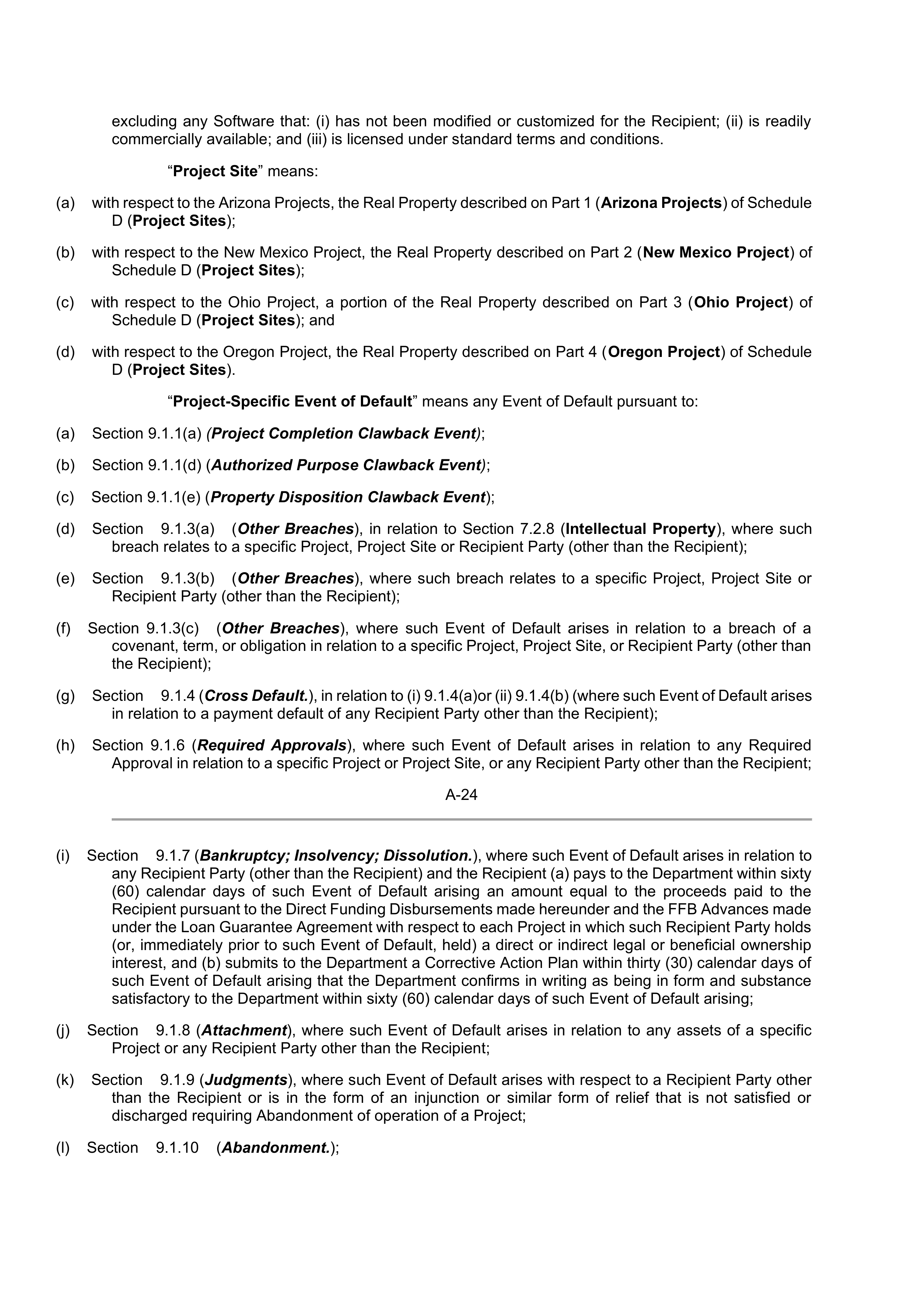 INTEL DIRECT FUNDING AGREEMENT — page 69