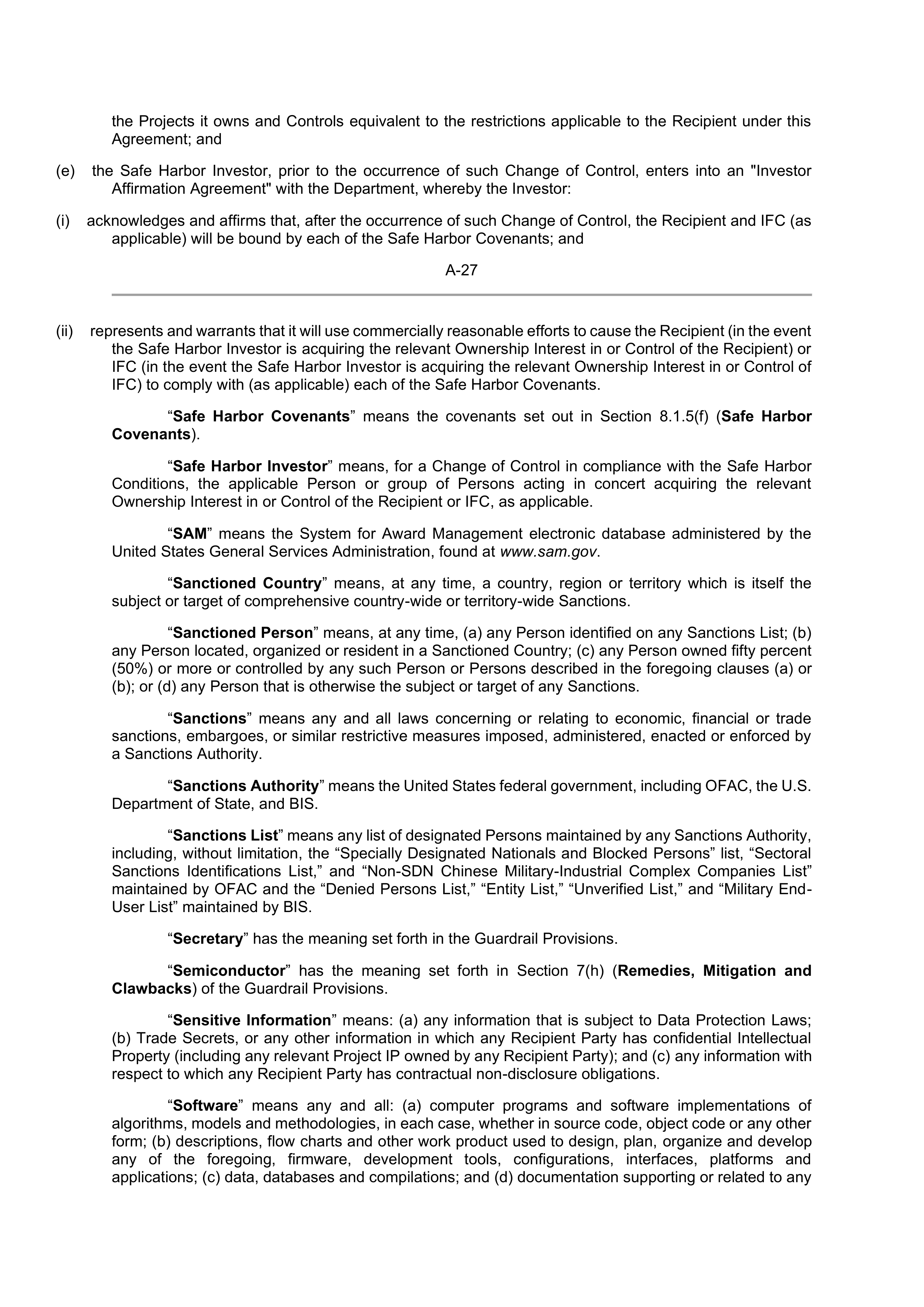 INTEL DIRECT FUNDING AGREEMENT — page 72