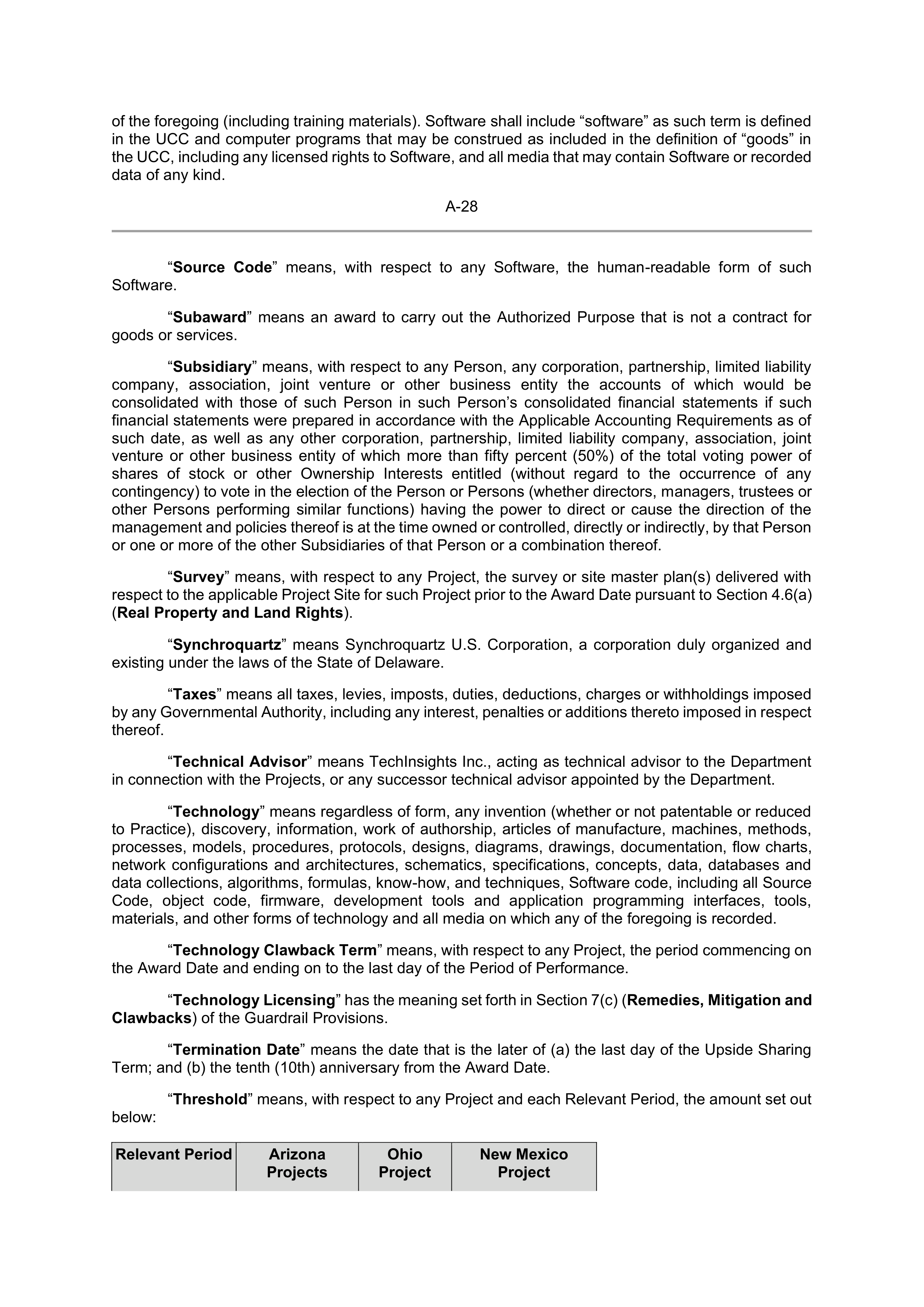 INTEL DIRECT FUNDING AGREEMENT — page 73
