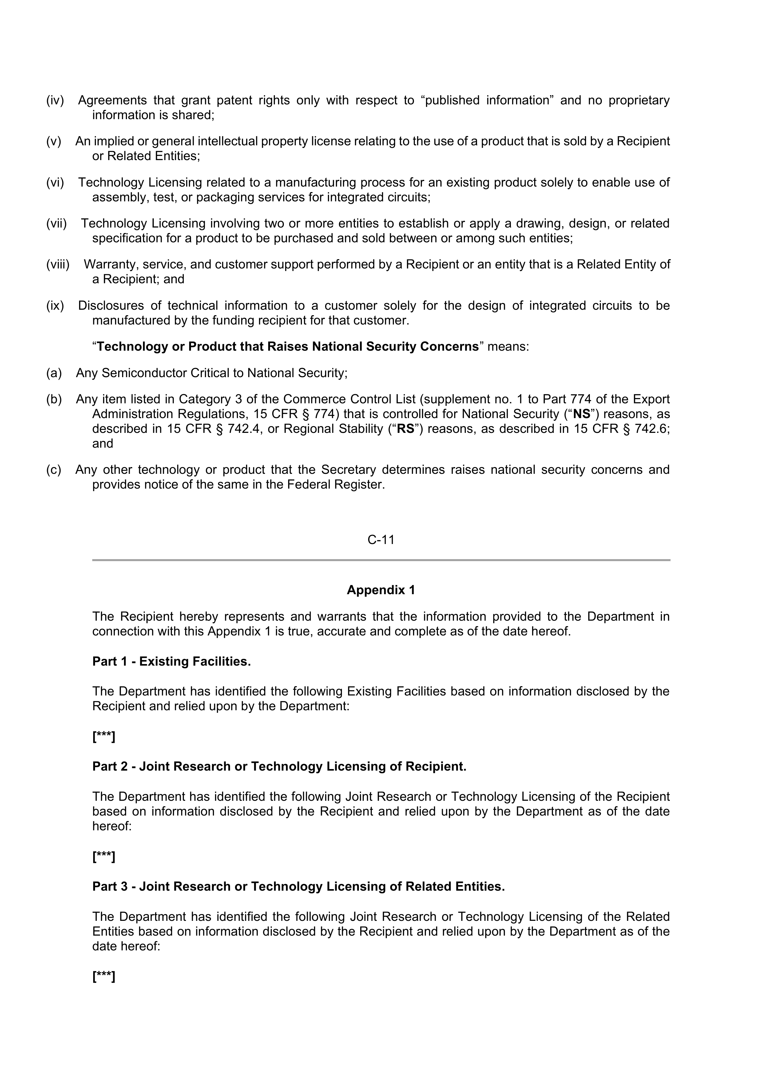 INTEL DIRECT FUNDING AGREEMENT — page 86
