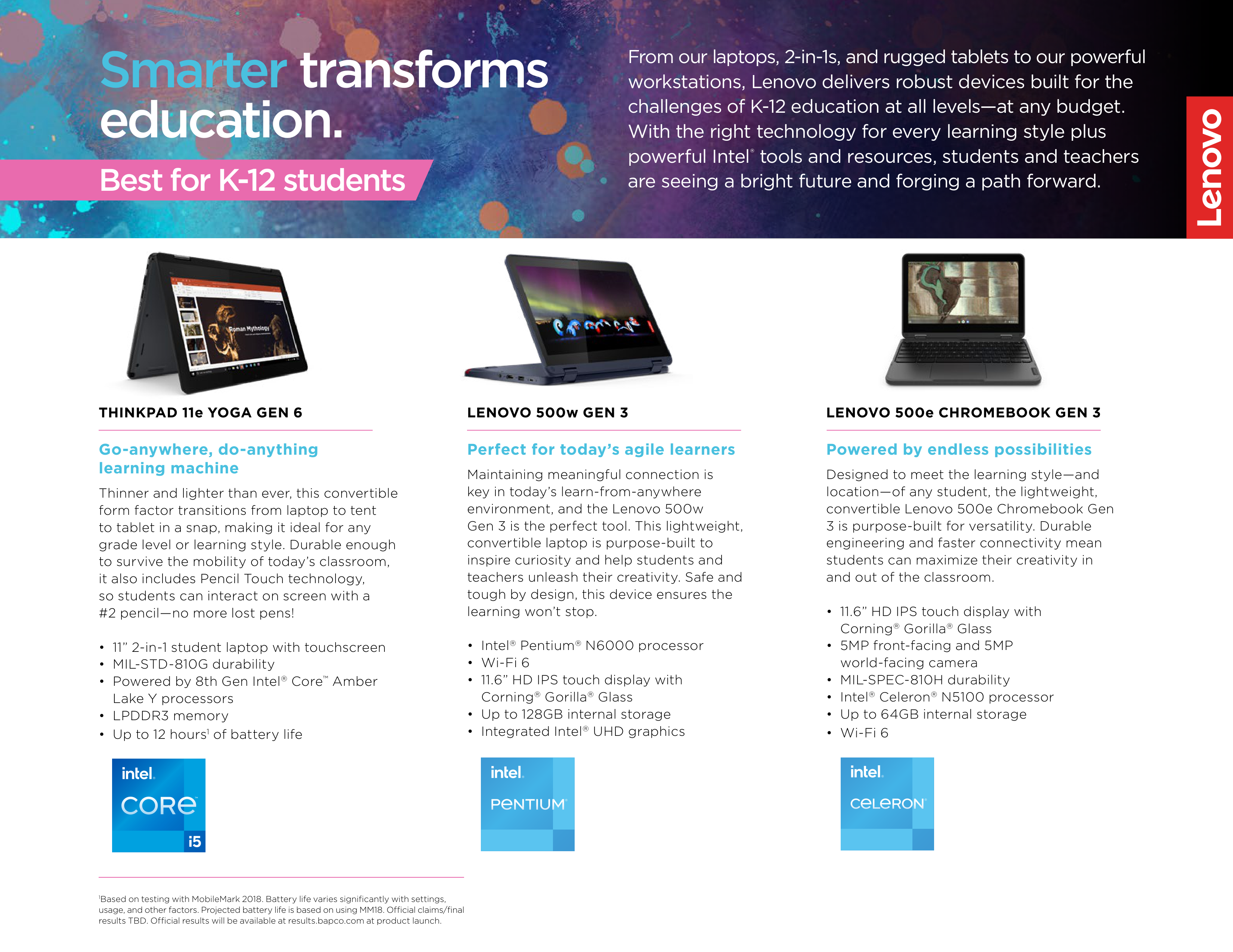 Intel Education Devices Brochure — page 3