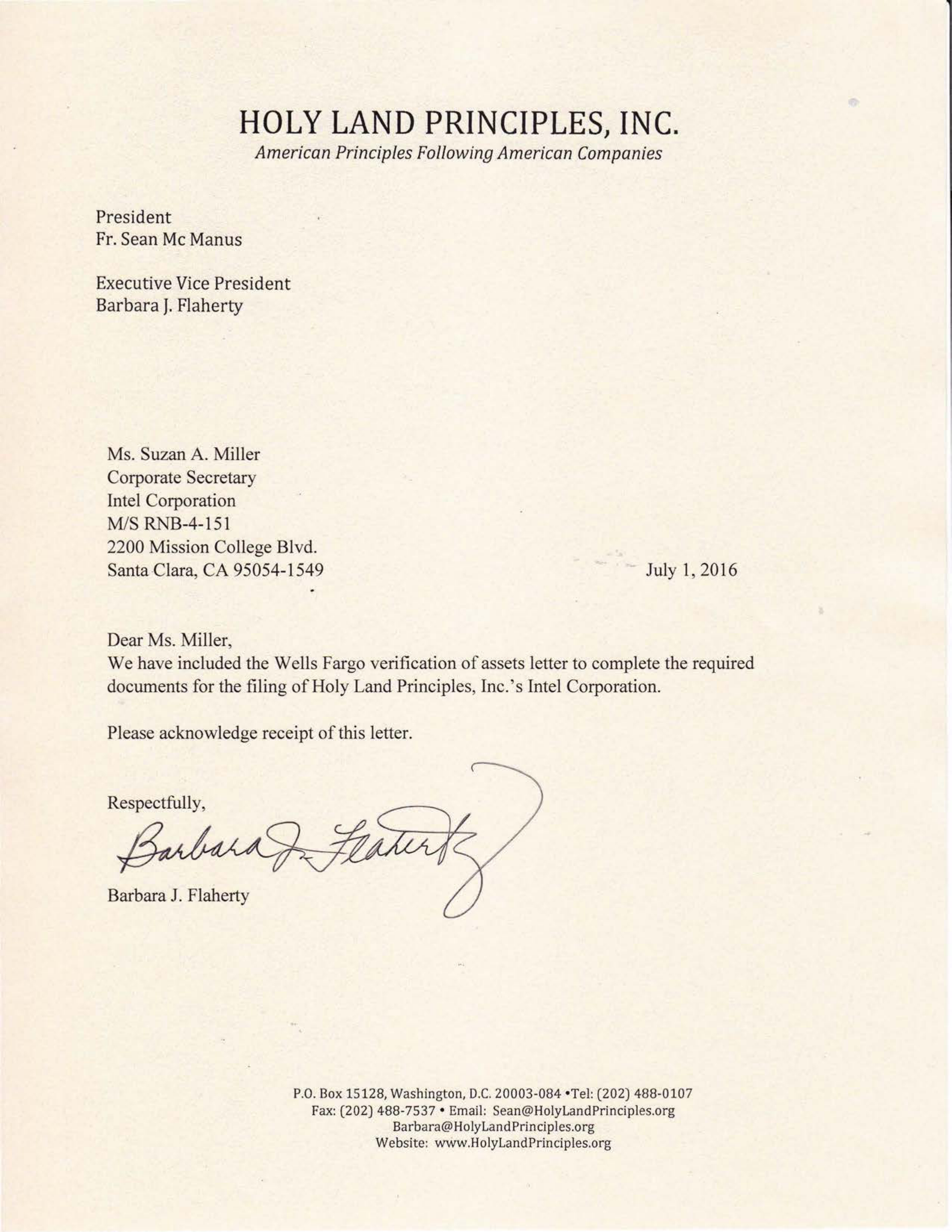 Intel Proposal  — page 19