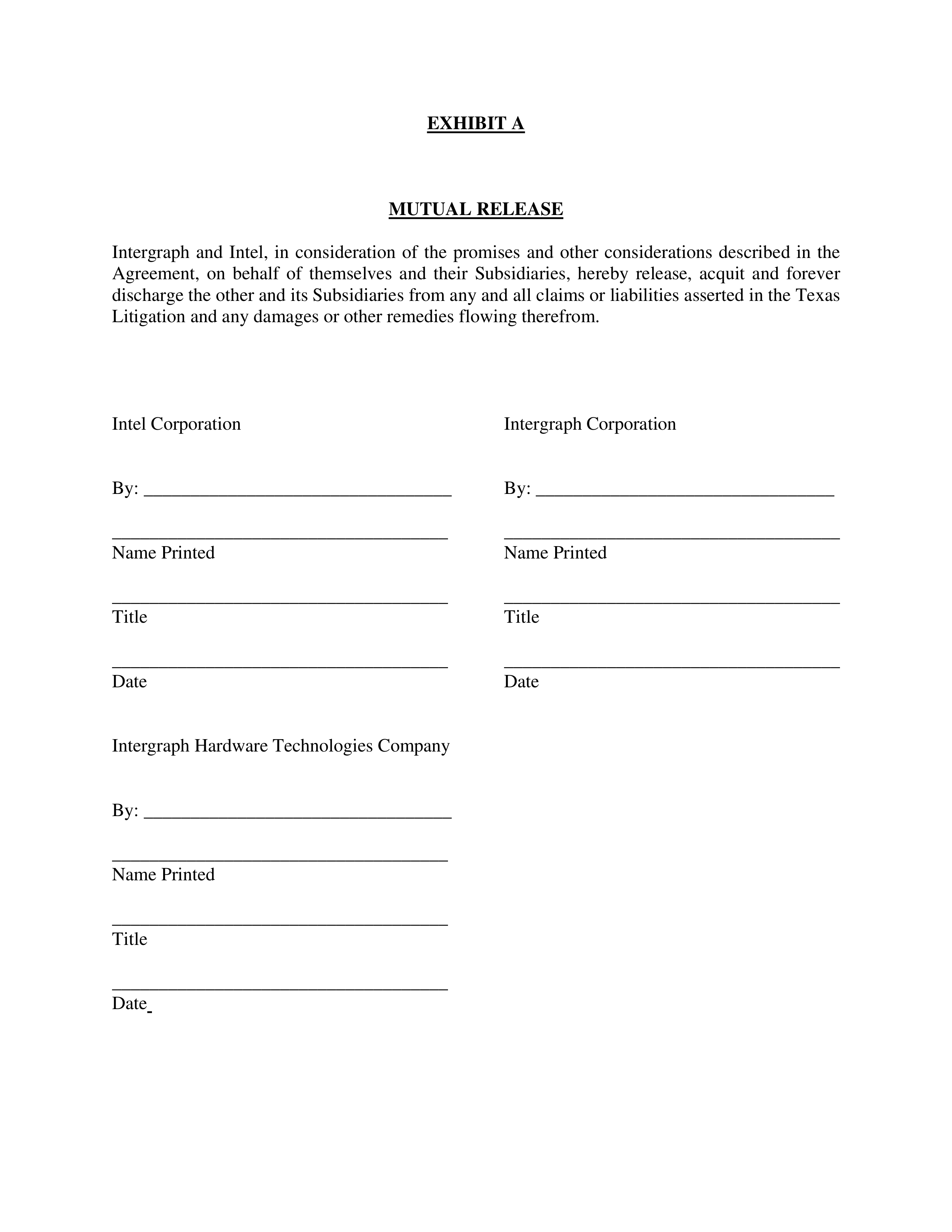 Intel Settlement Agreement — page 14