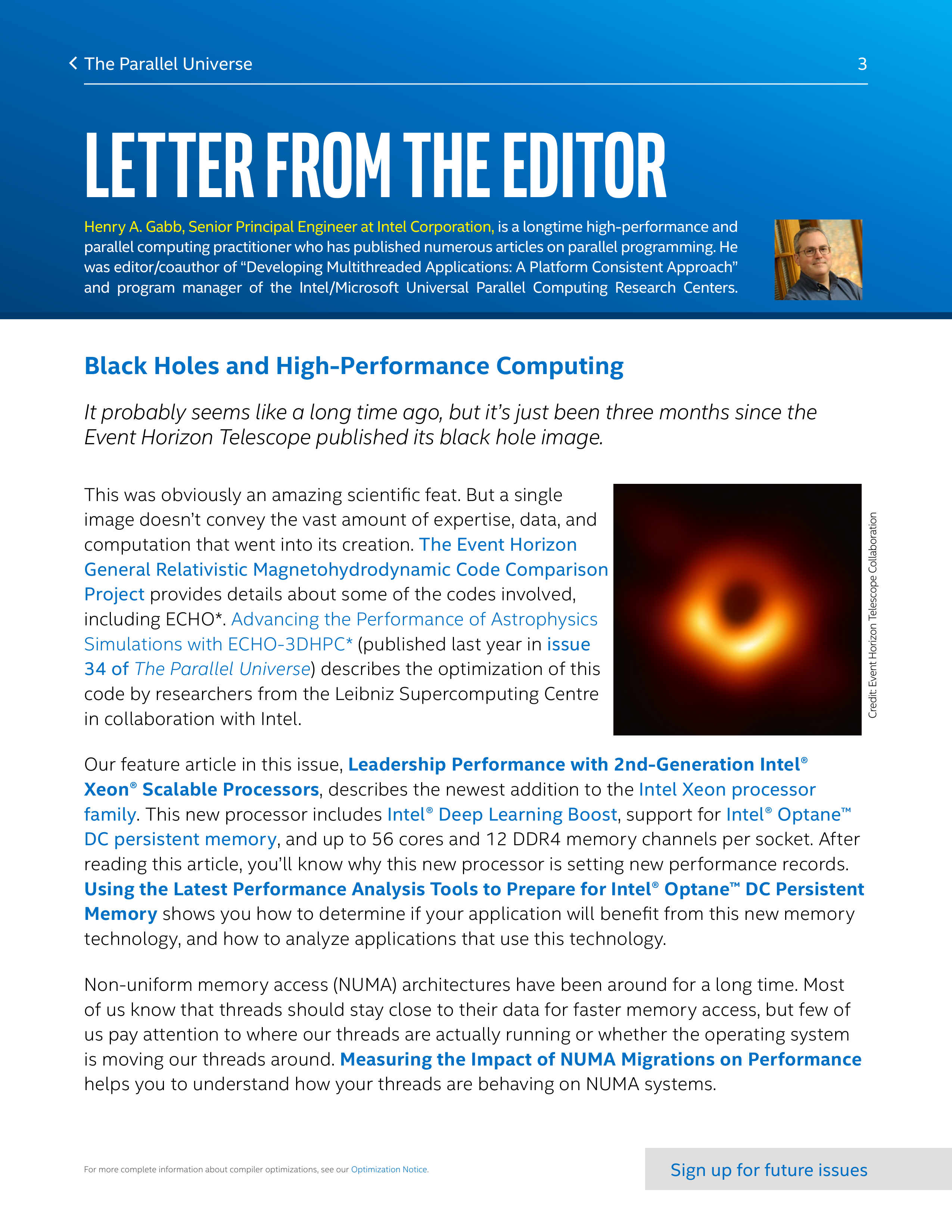 Intel Software Performance Magazine — page 3
