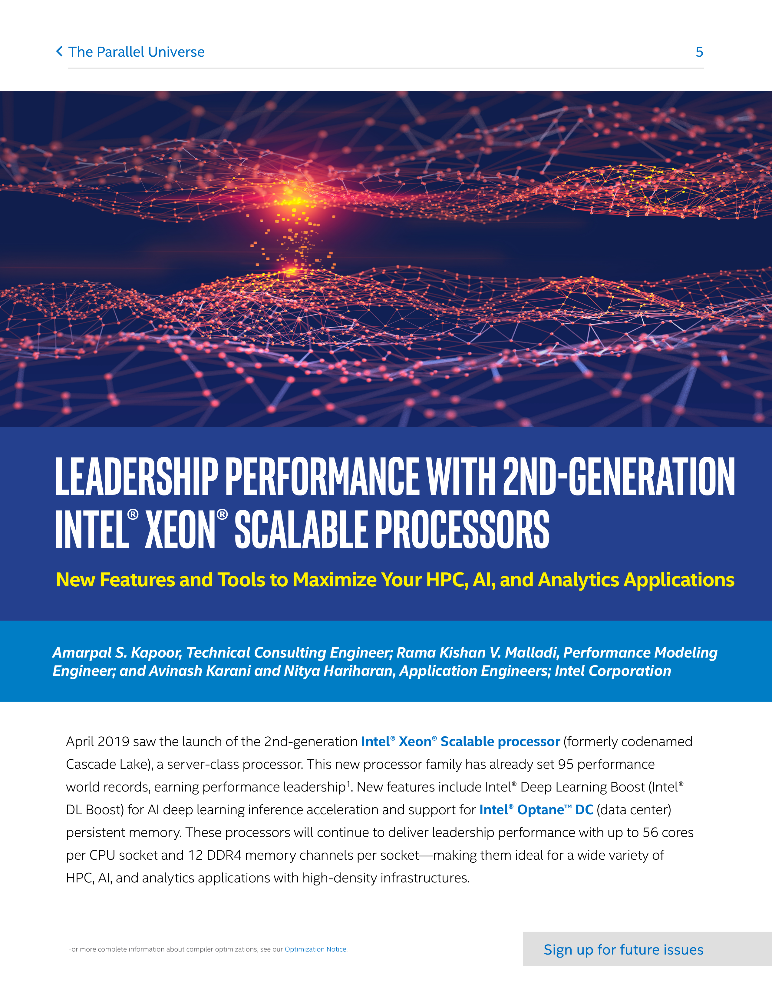 Intel Software Performance Magazine — page 5