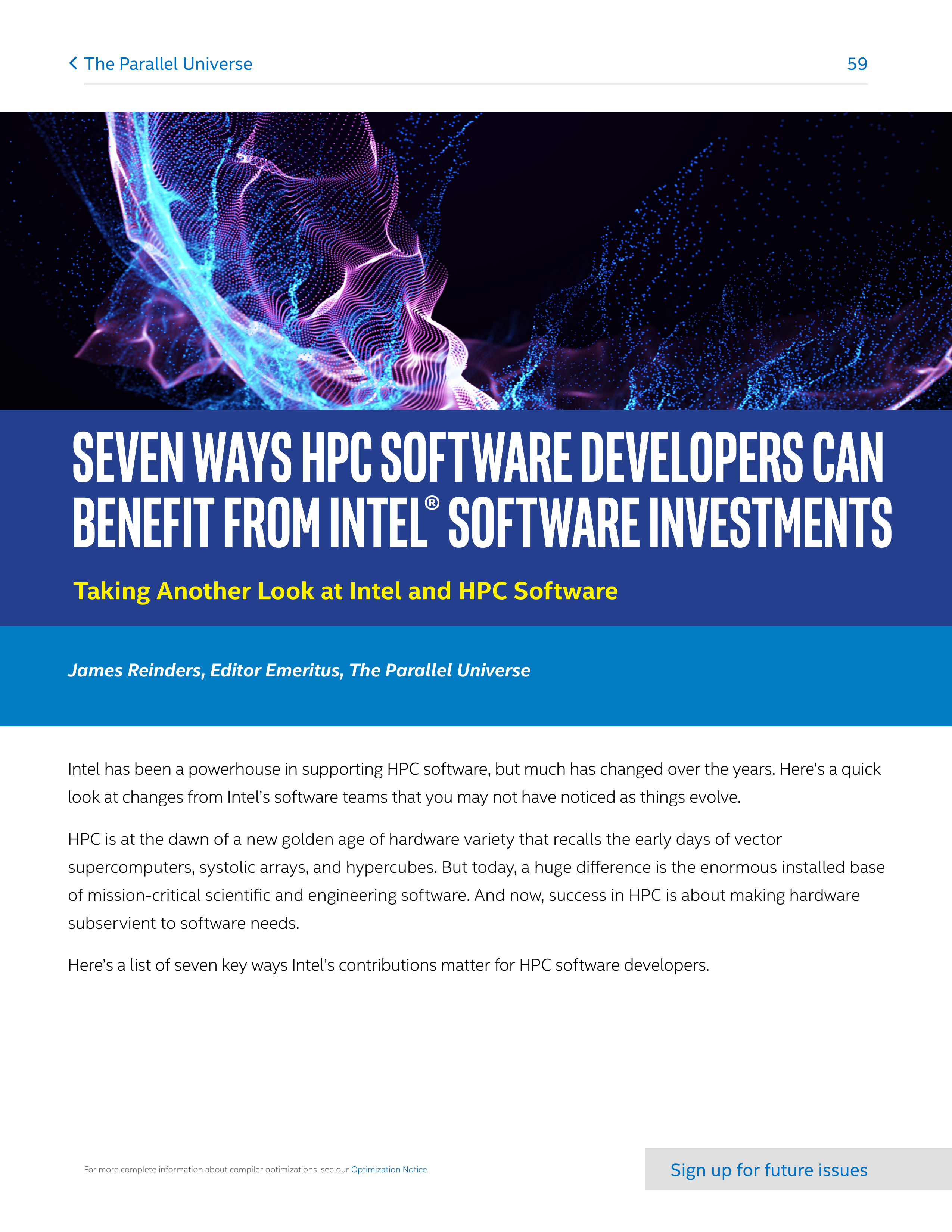 Intel Software Performance Magazine — page 59
