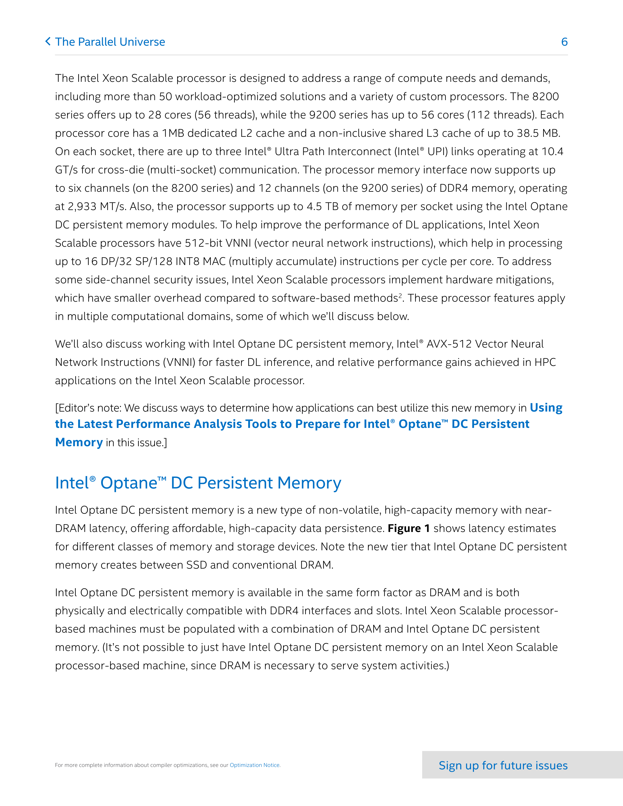 Intel Software Performance Magazine — page 6