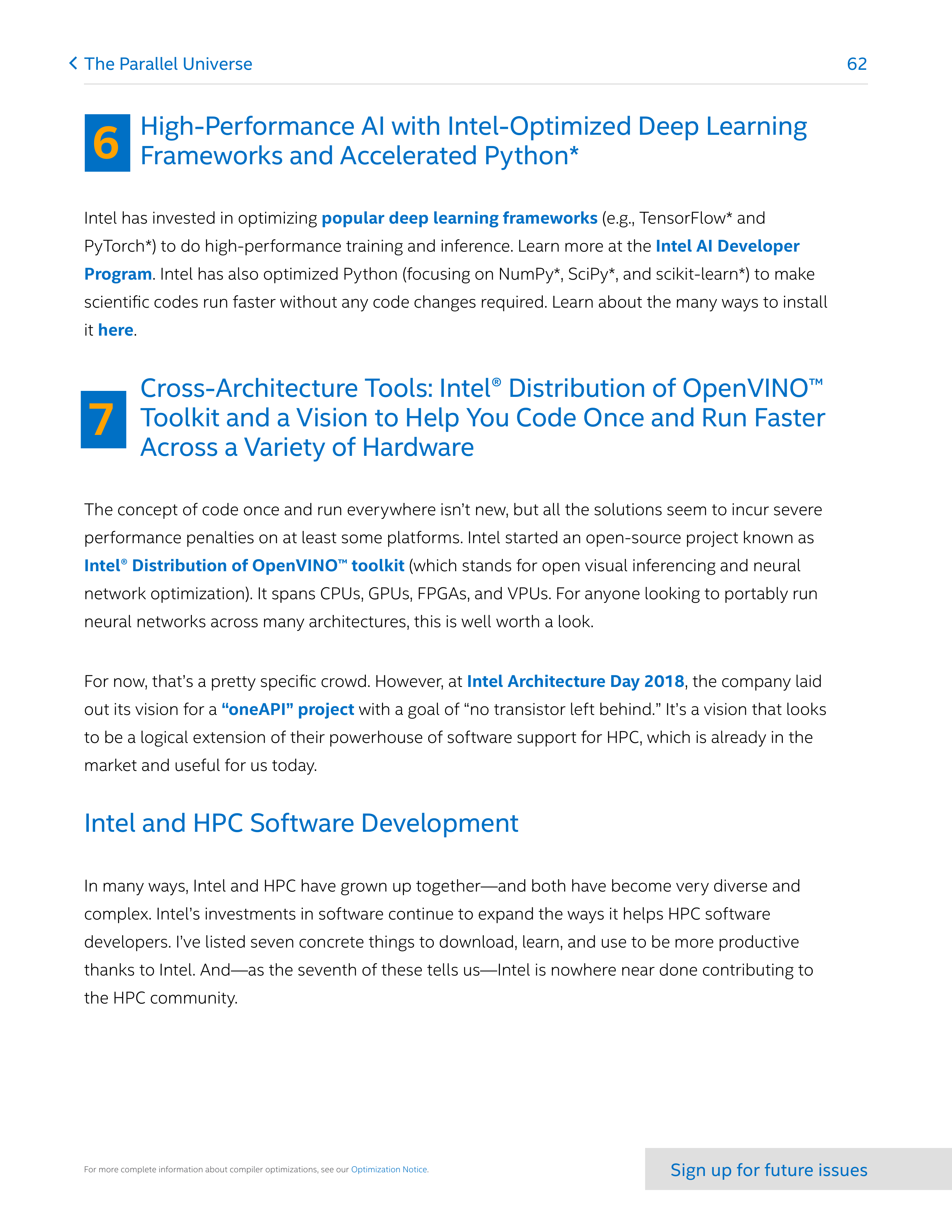Intel Software Performance Magazine — page 62