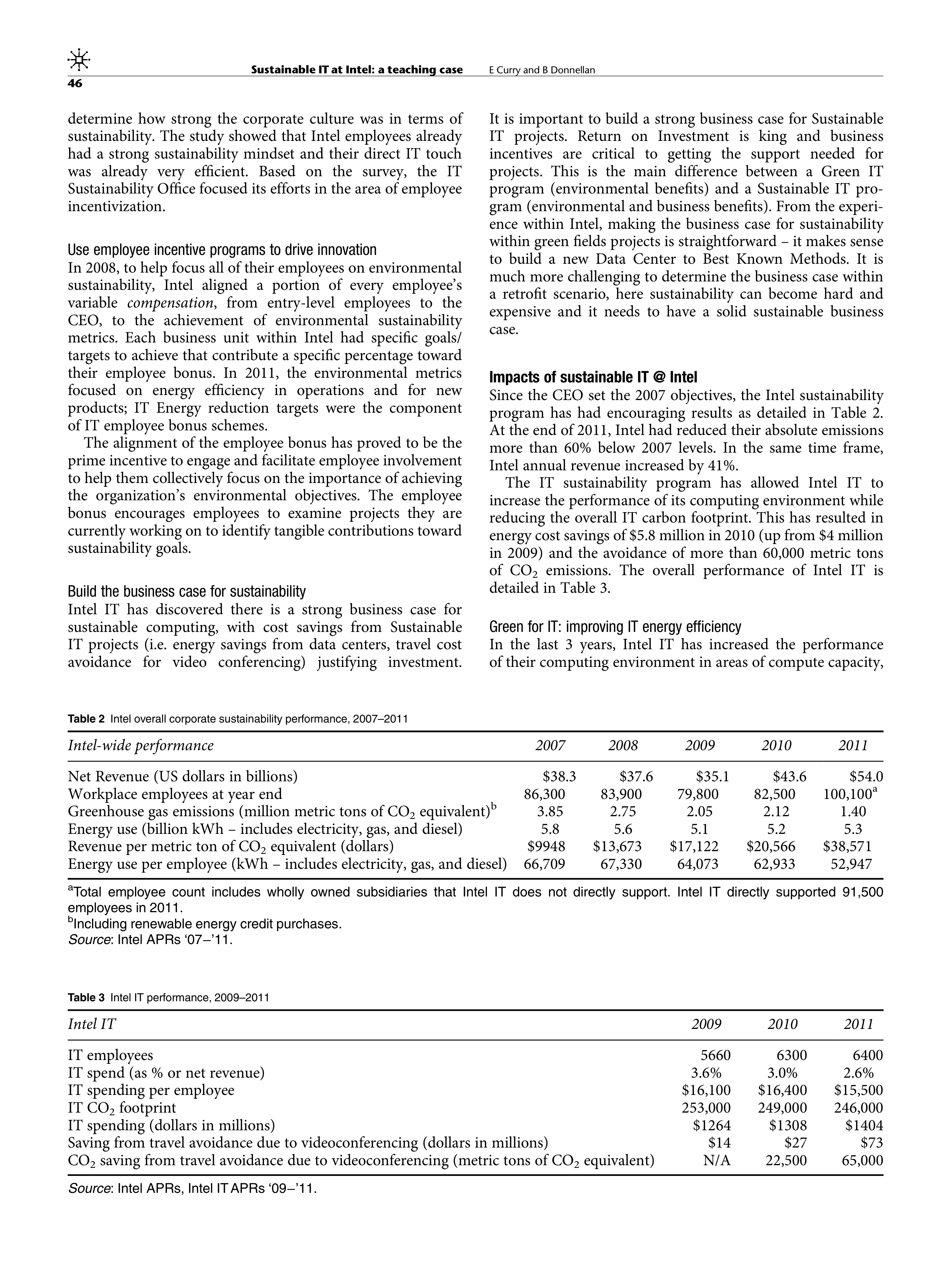 Intel Sustainability Report — page 6