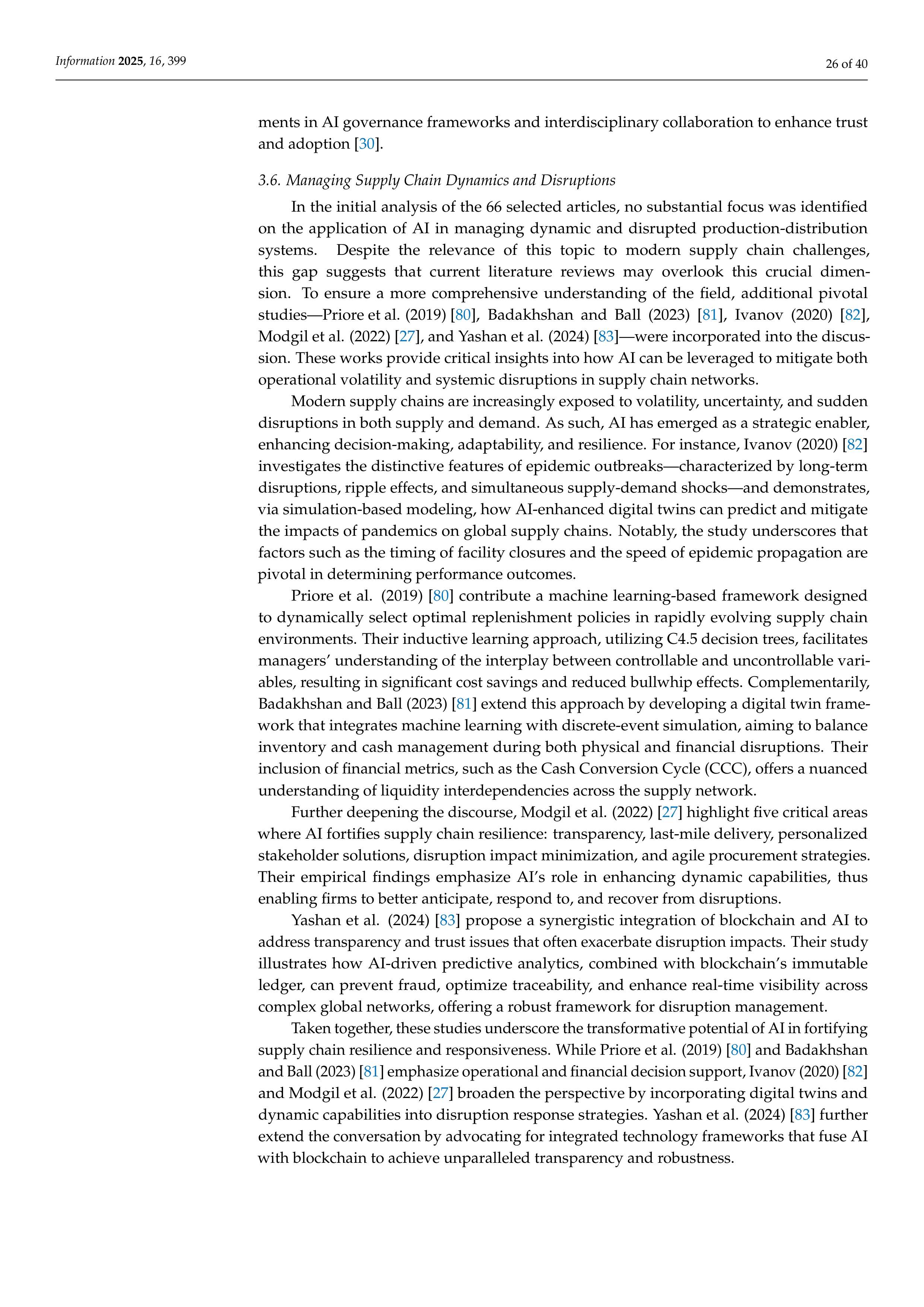 Artificial Intelligence Applications in Supply Chain Management — page 26