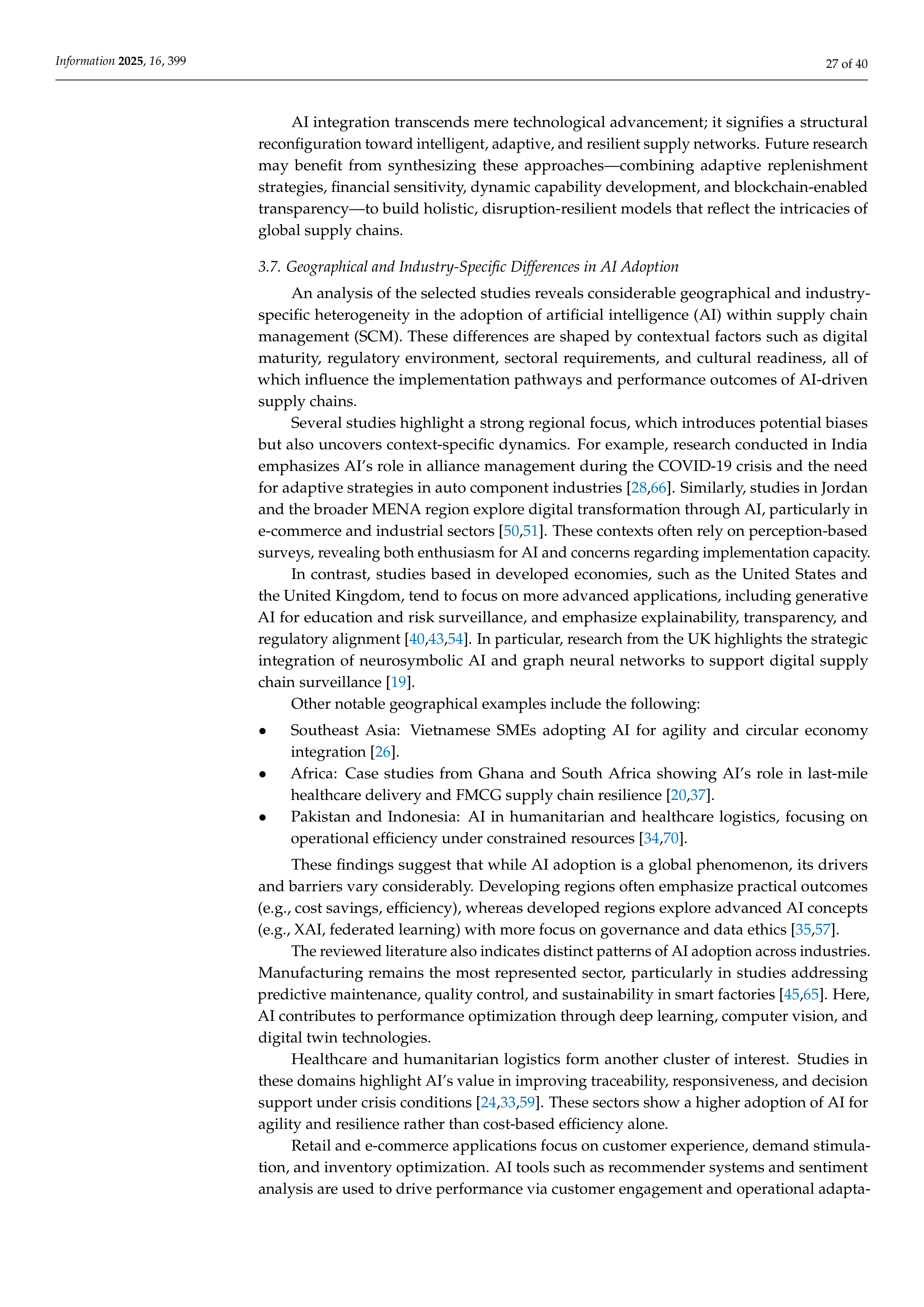 Artificial Intelligence Applications in Supply Chain Management — page 27