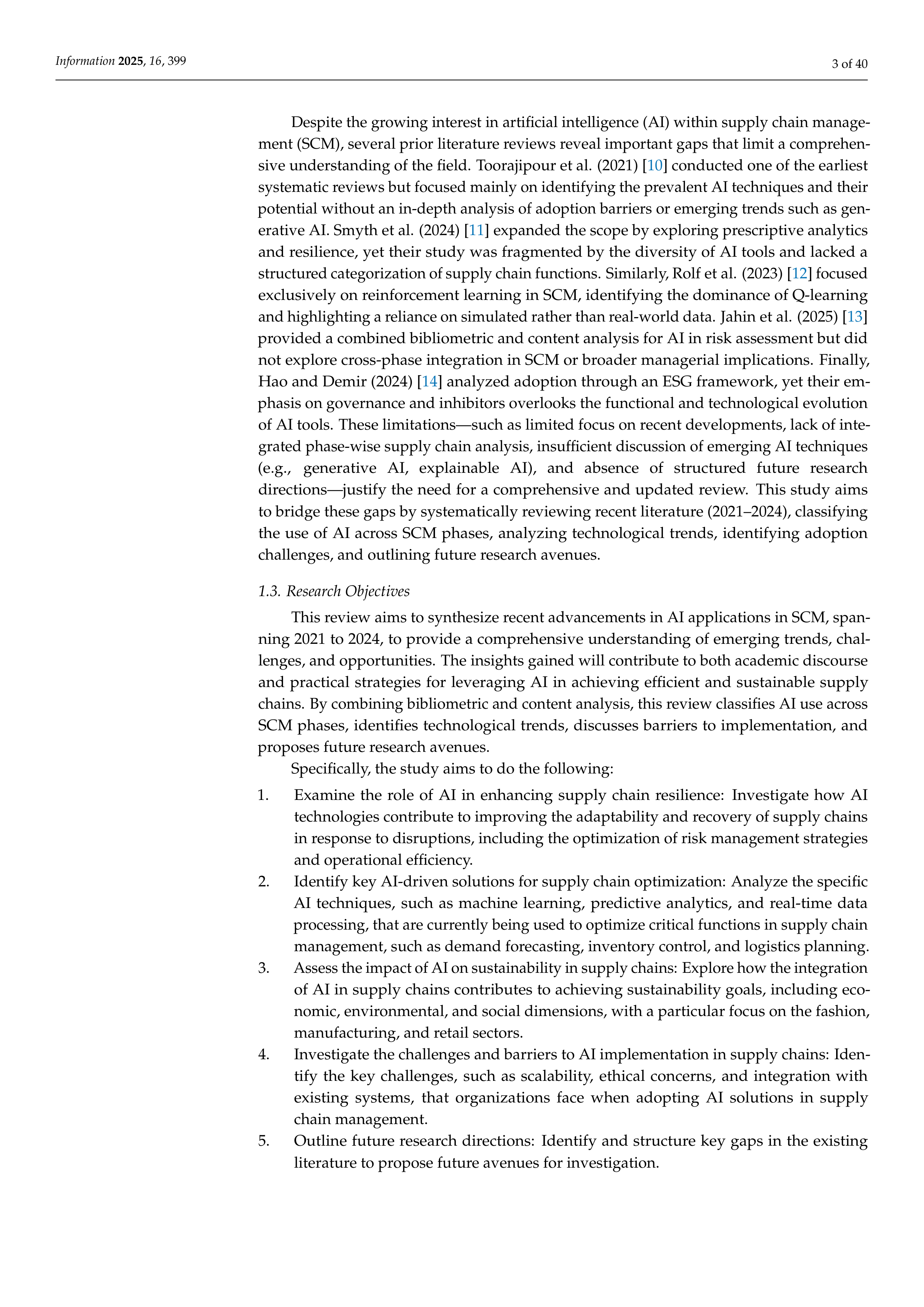 Artificial Intelligence Applications in Supply Chain Management — page 3
