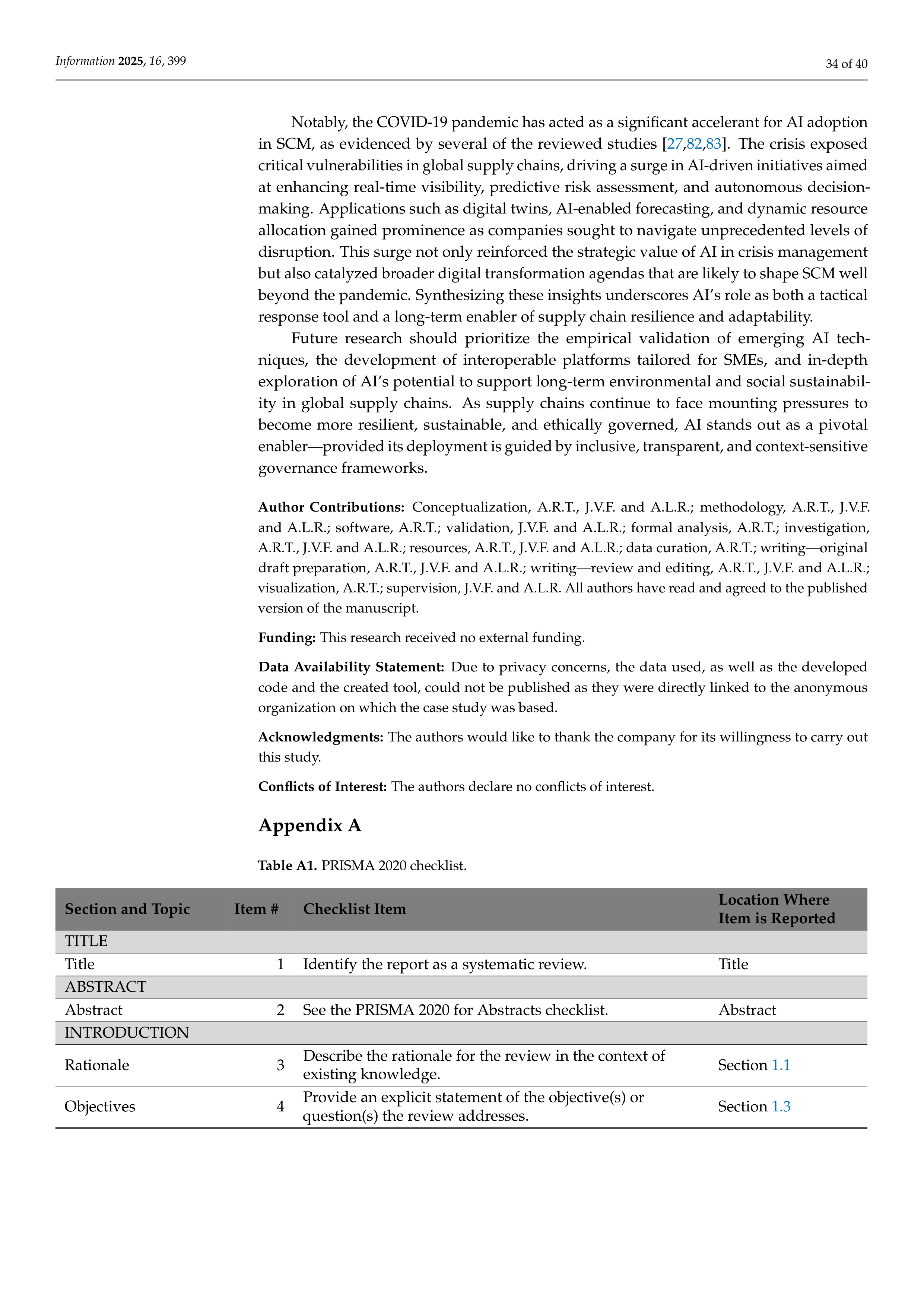 Artificial Intelligence Applications in Supply Chain Management — page 34