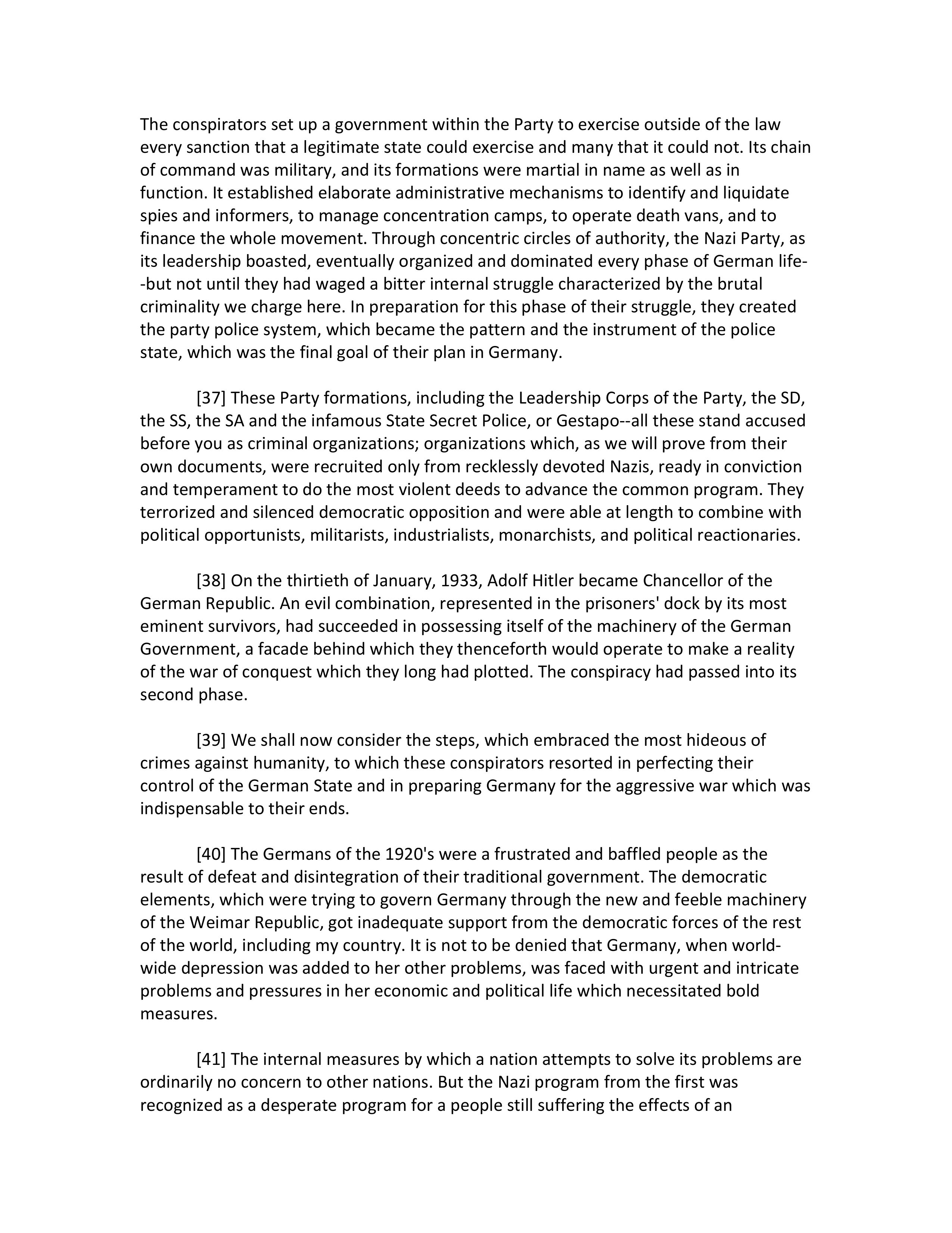 Opening Statement by Robert H. Jackson — page 10