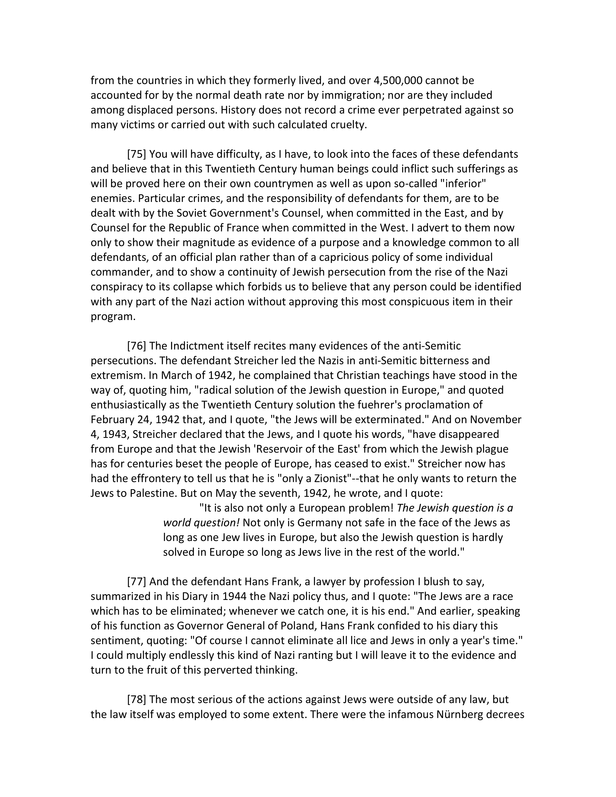 Opening Statement by Robert H. Jackson — page 19