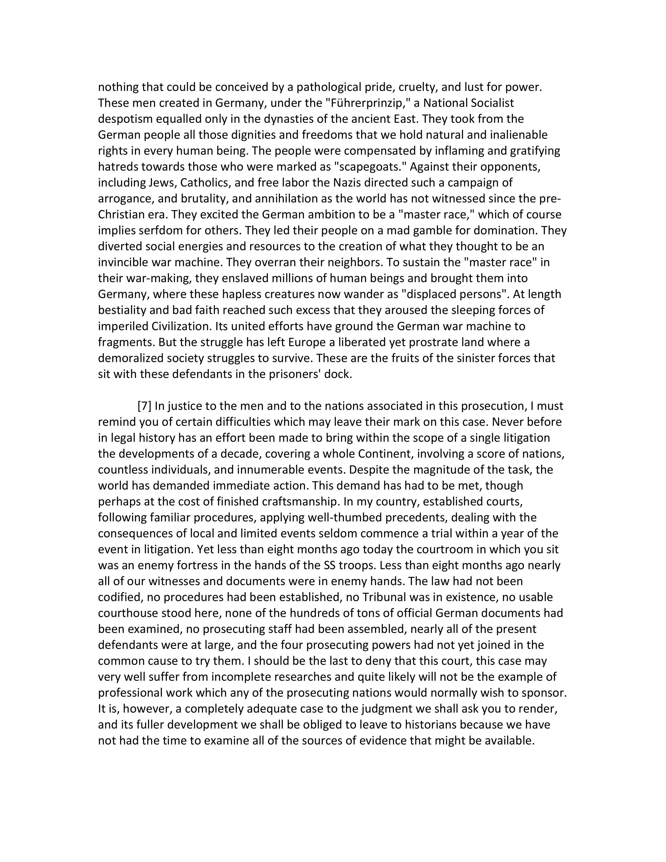 Opening Statement by Robert H. Jackson — page 2