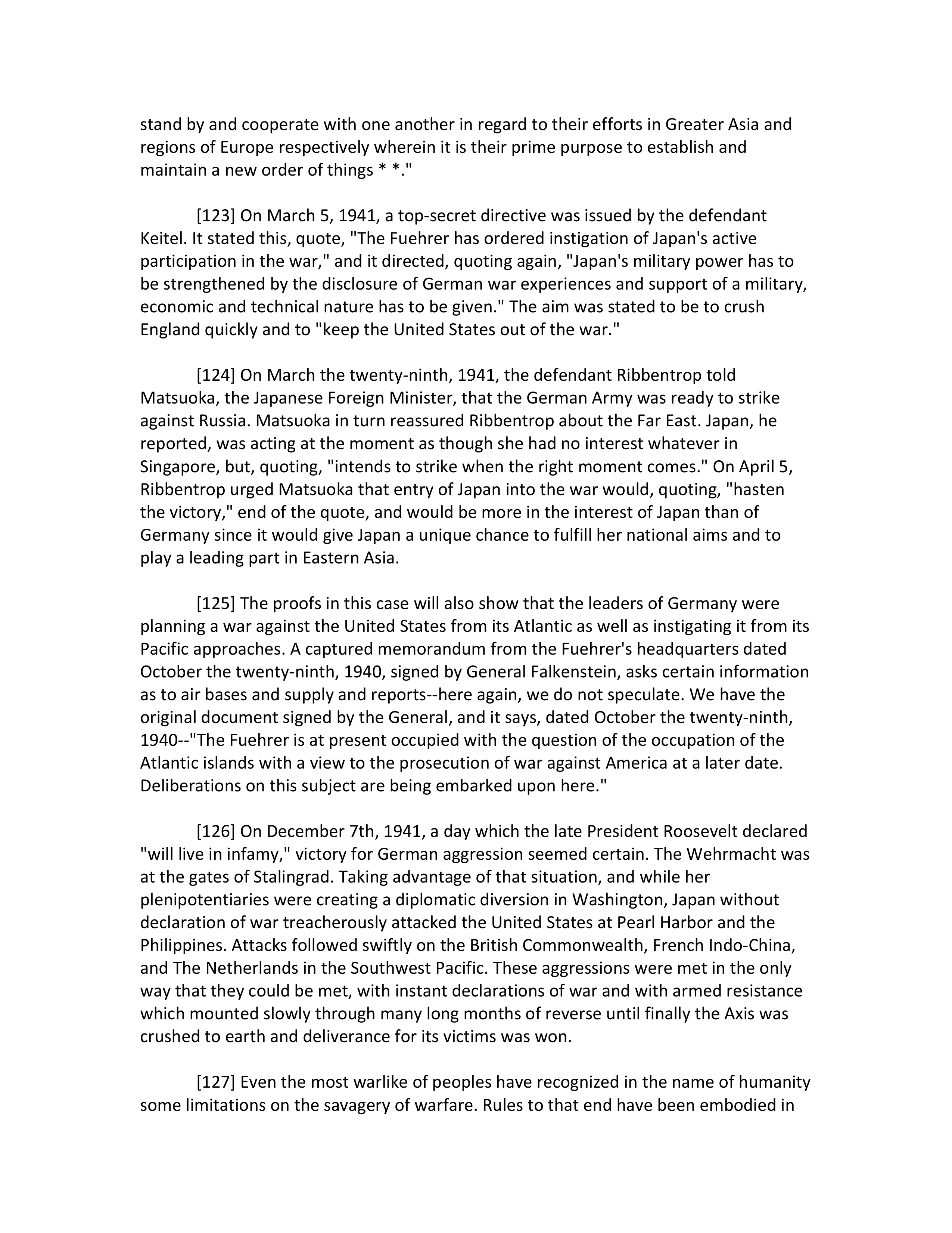 Opening Statement by Robert H. Jackson — page 33