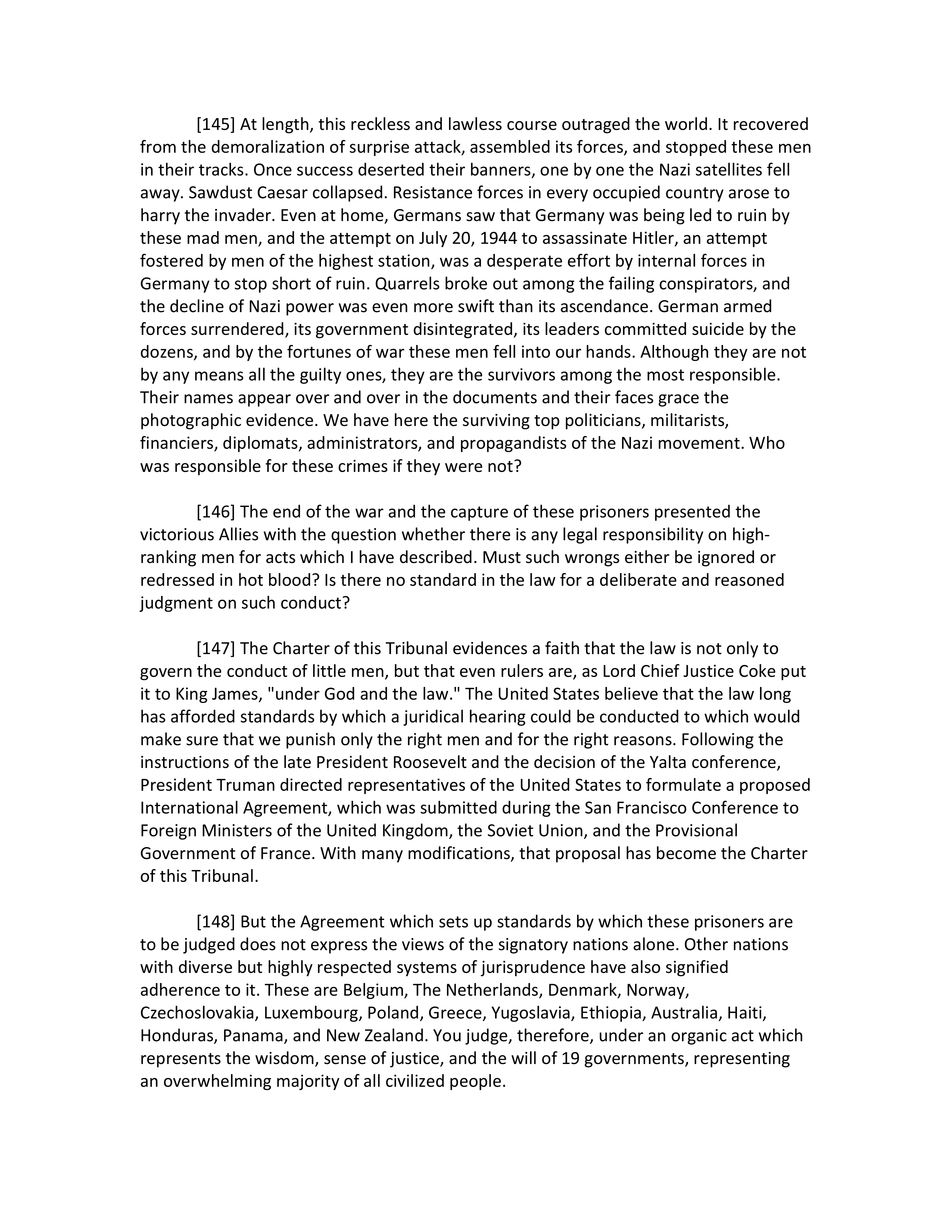 Opening Statement by Robert H. Jackson — page 39