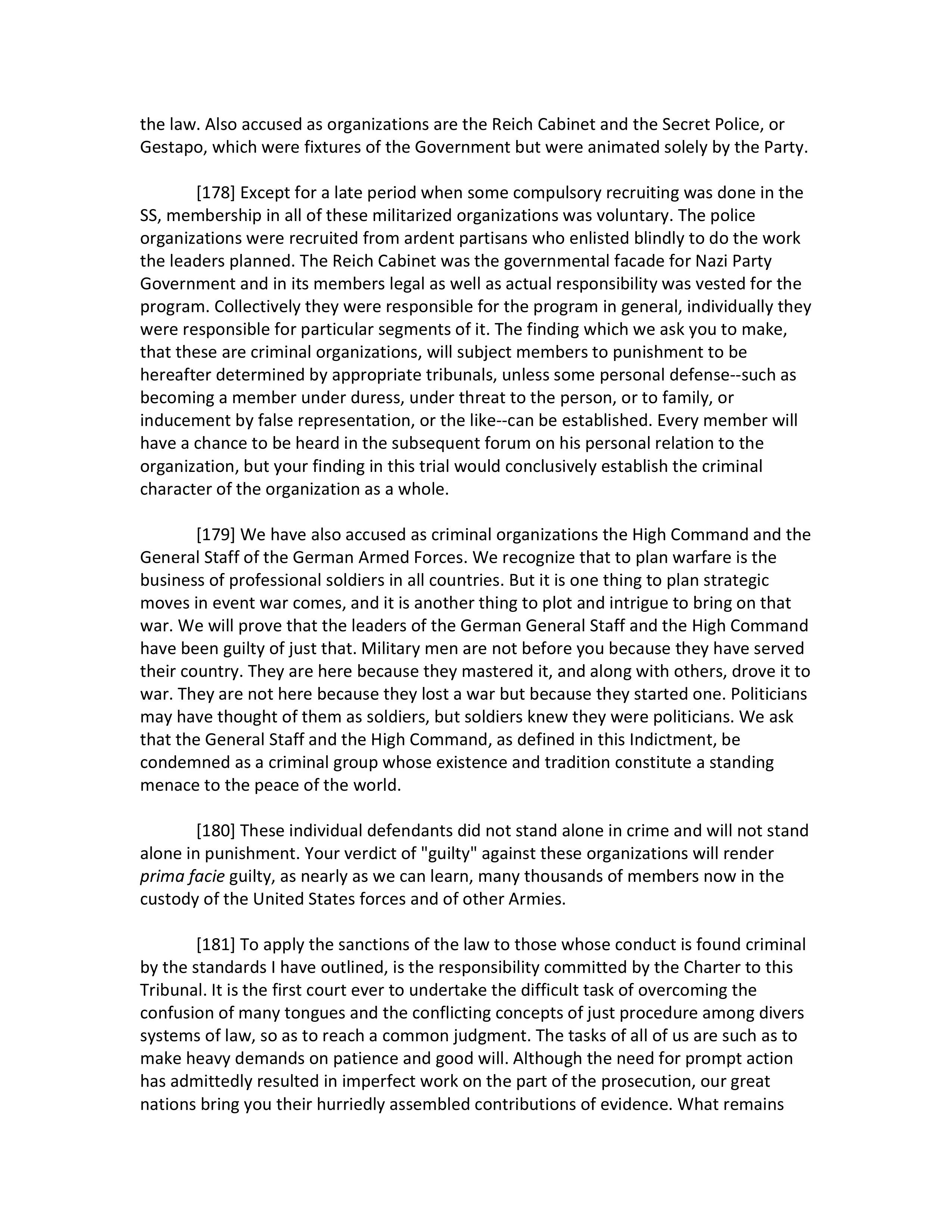 Opening Statement by Robert H. Jackson — page 47