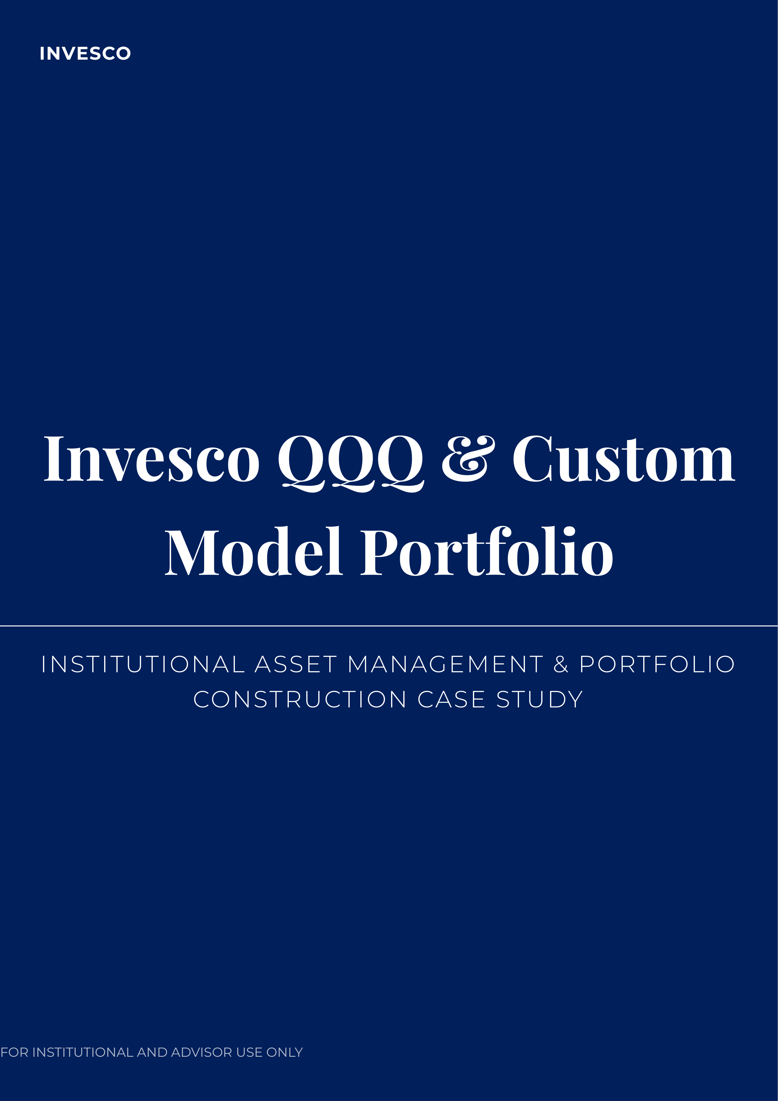 Invesco QQQ & Custom Model Portfolio — page 1