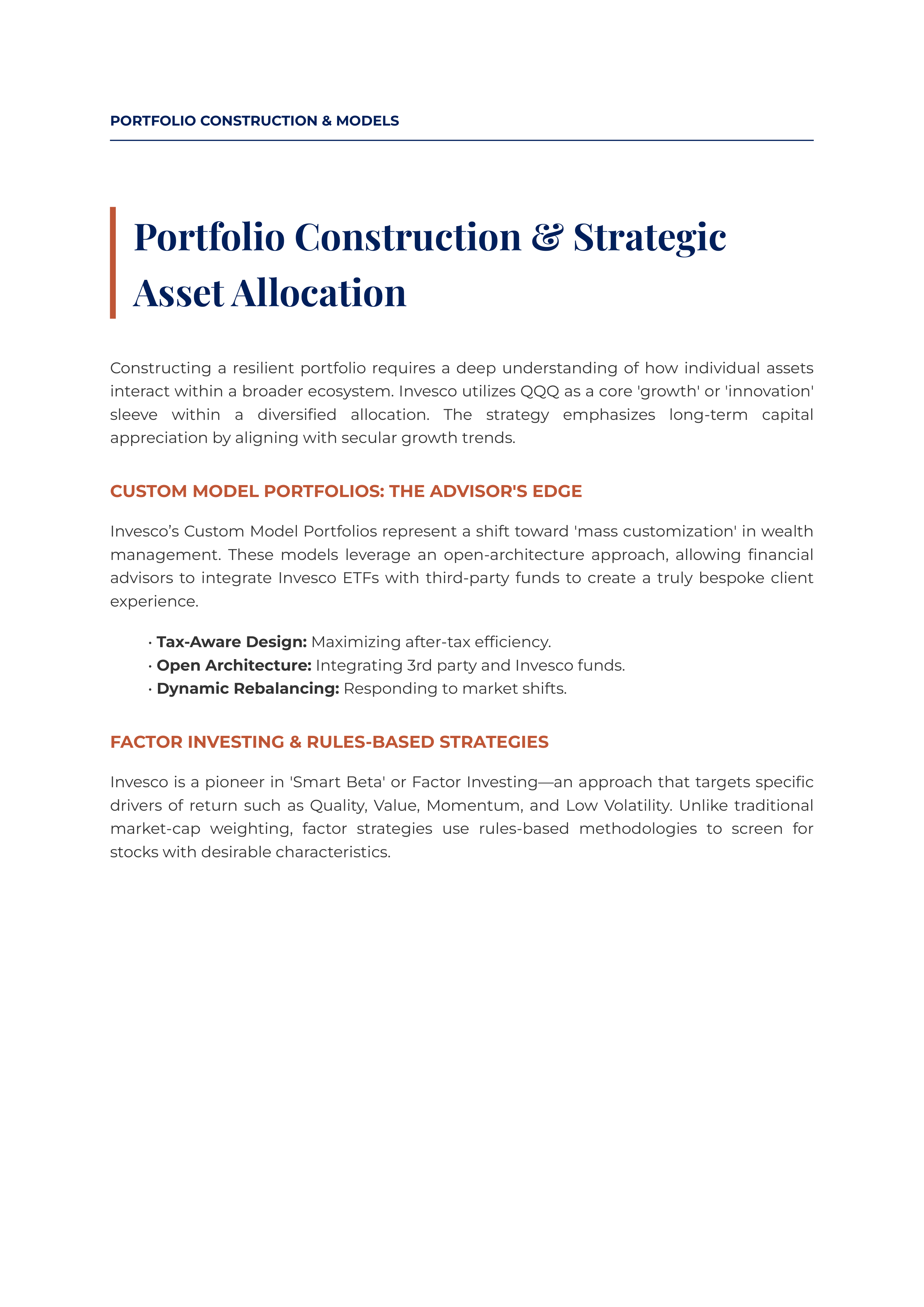 Invesco QQQ & Custom Model Portfolio — page 4