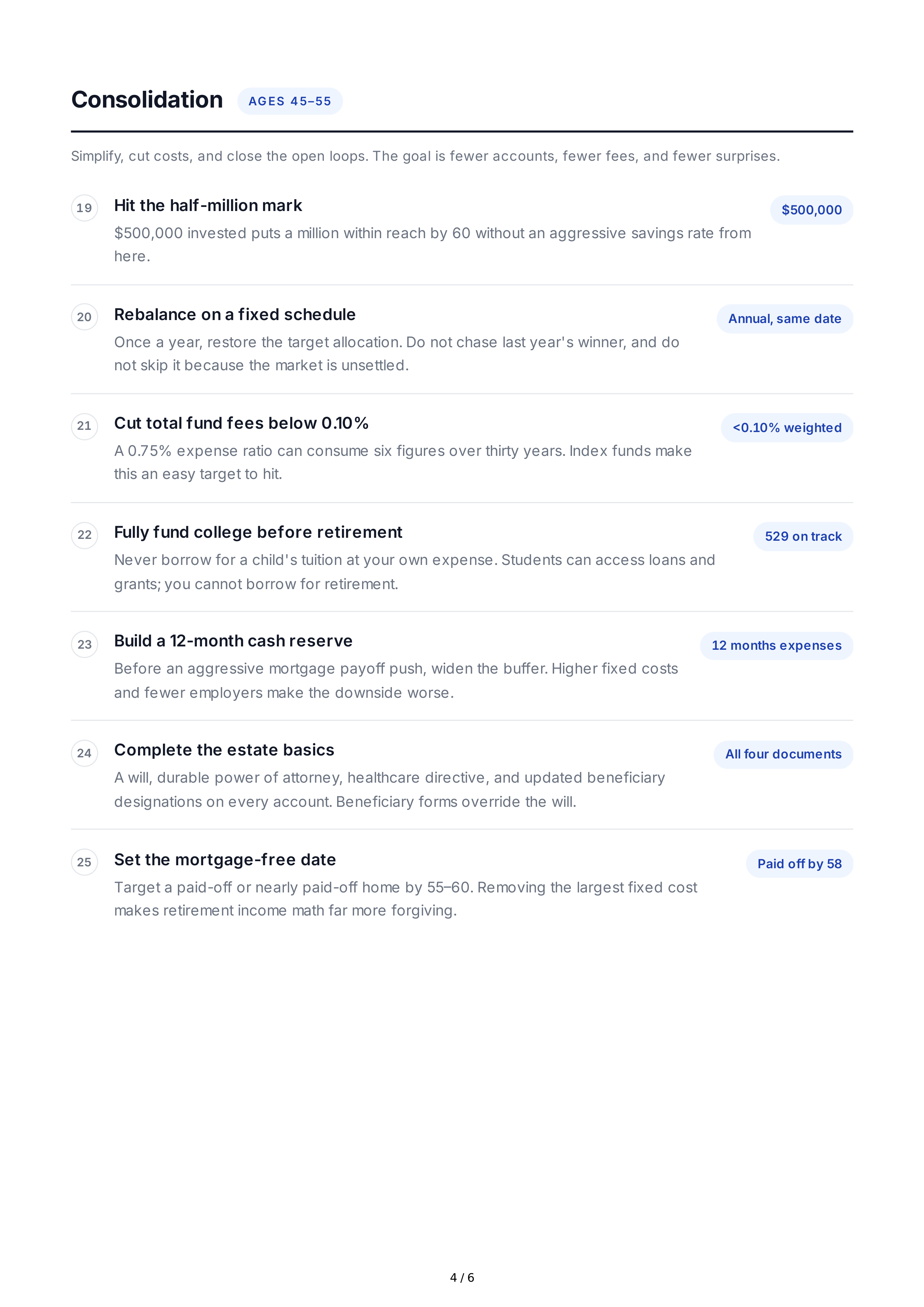 Investment Life Goals — page 4