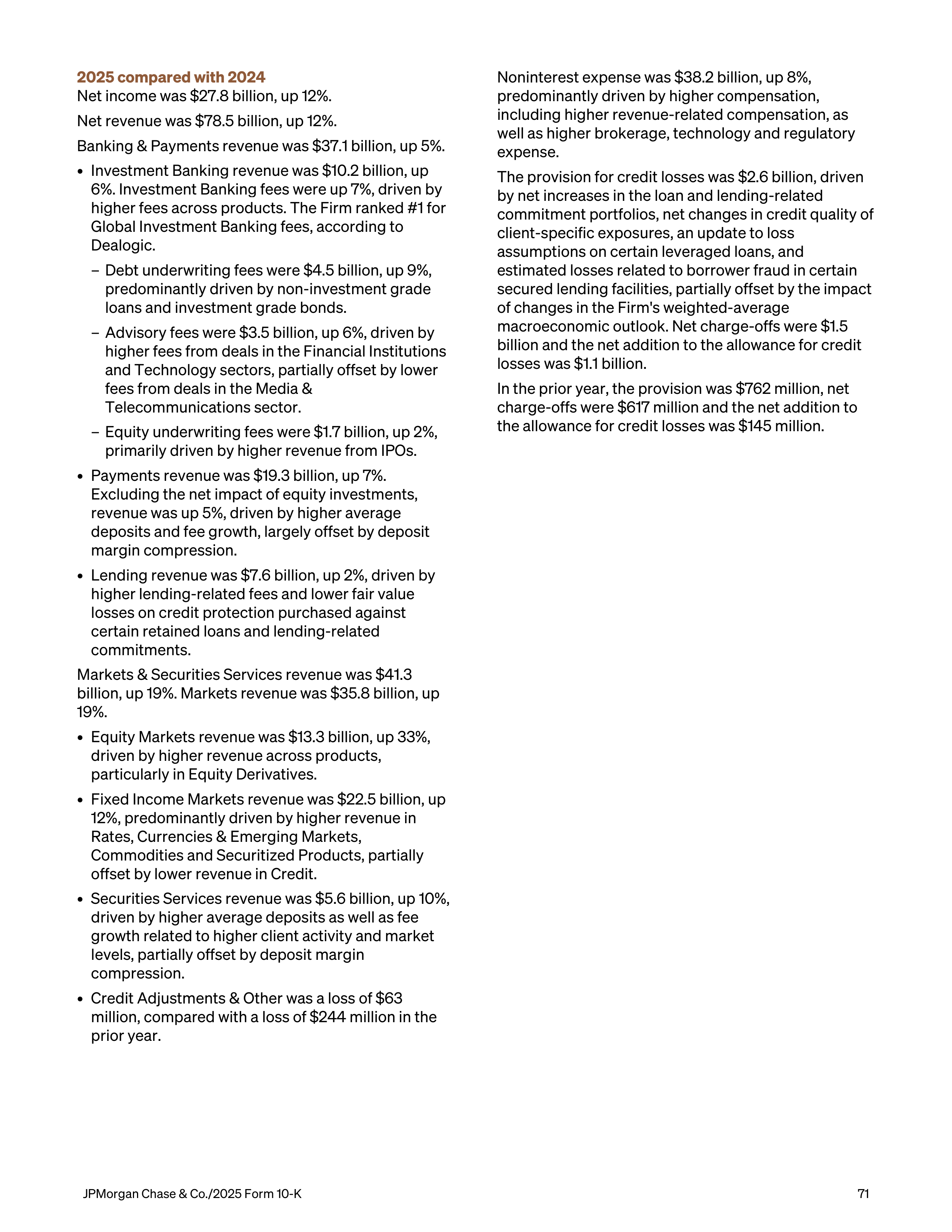 JPMorgan Chase Annual Report — page 103