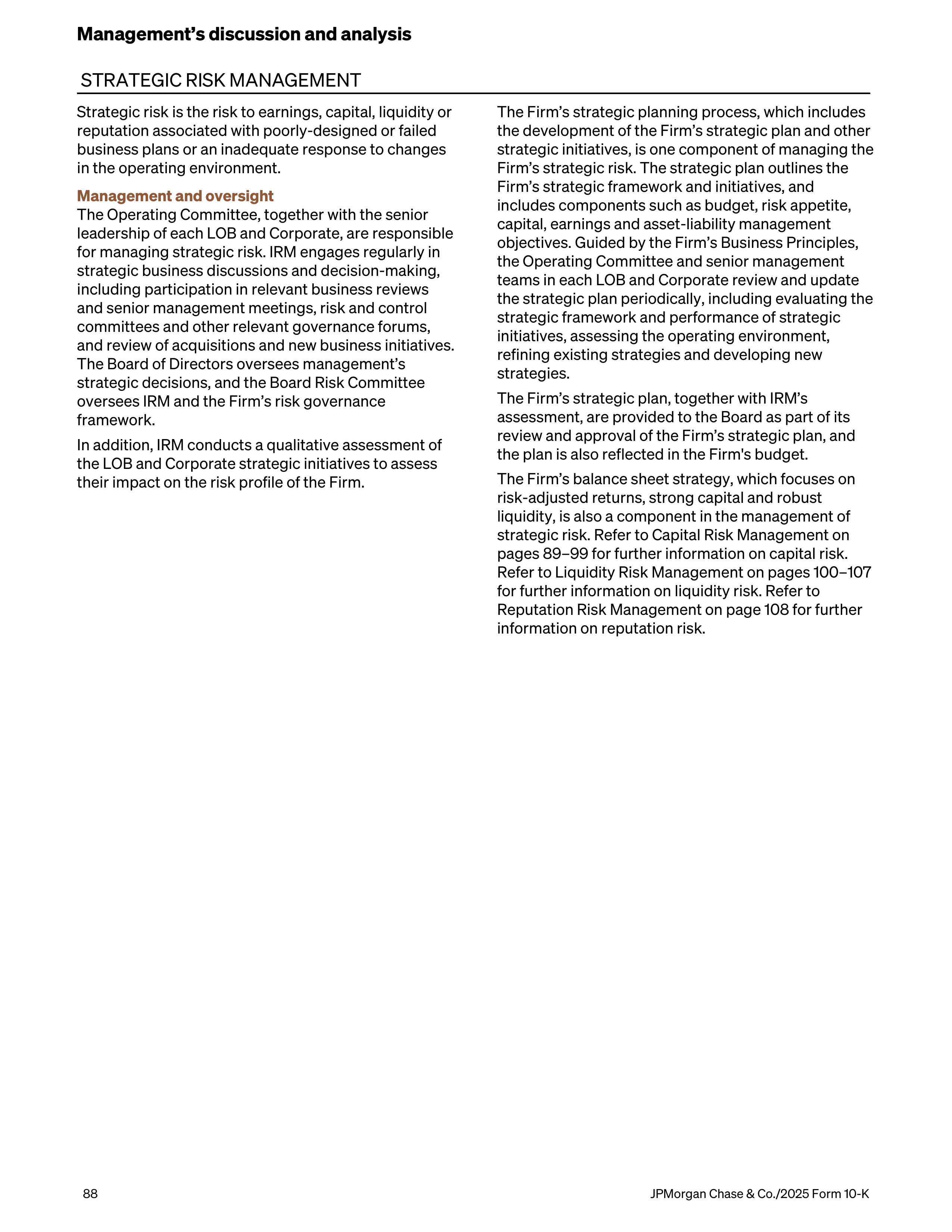 JPMorgan Chase Annual Report — page 120
