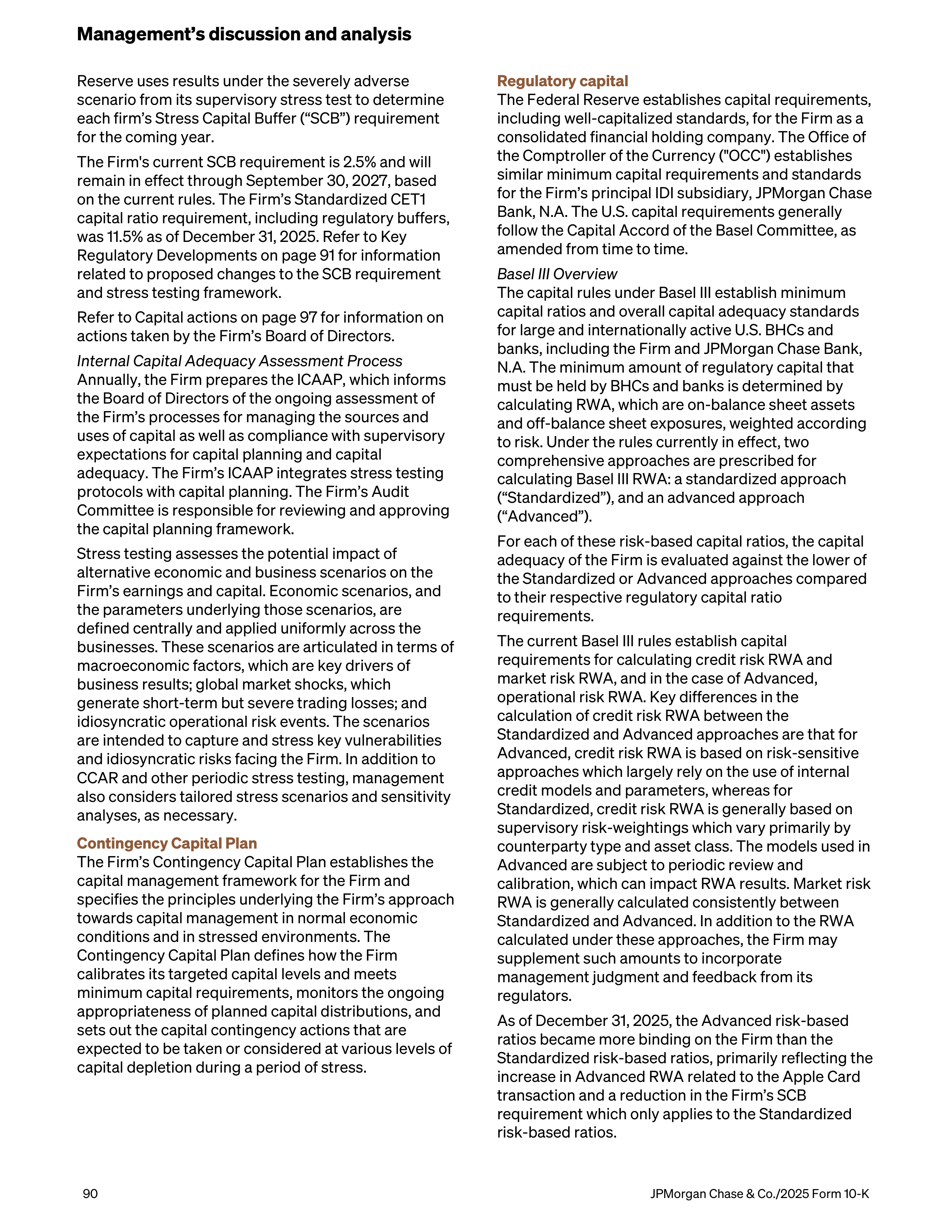 JPMorgan Chase Annual Report — page 122
