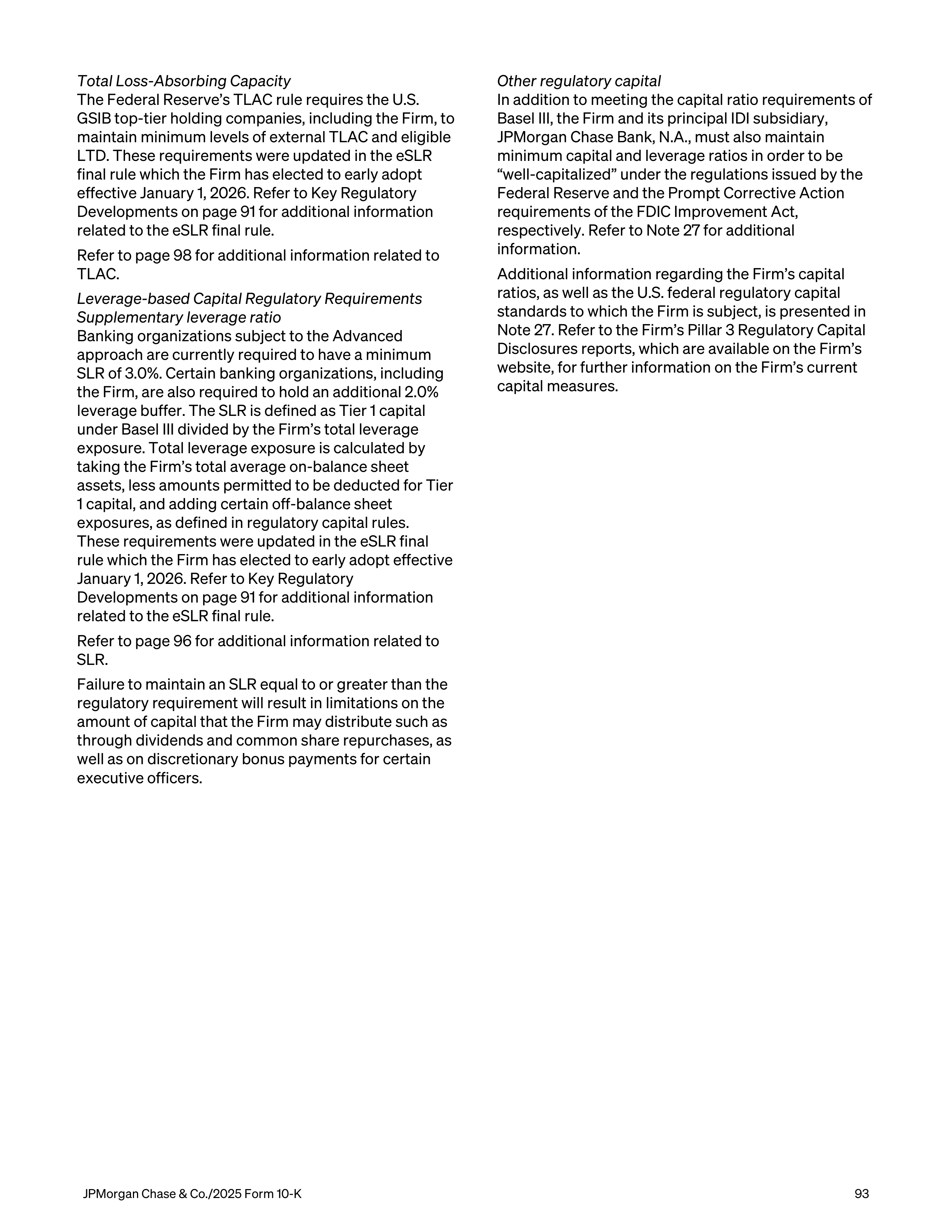 JPMorgan Chase Annual Report — page 125