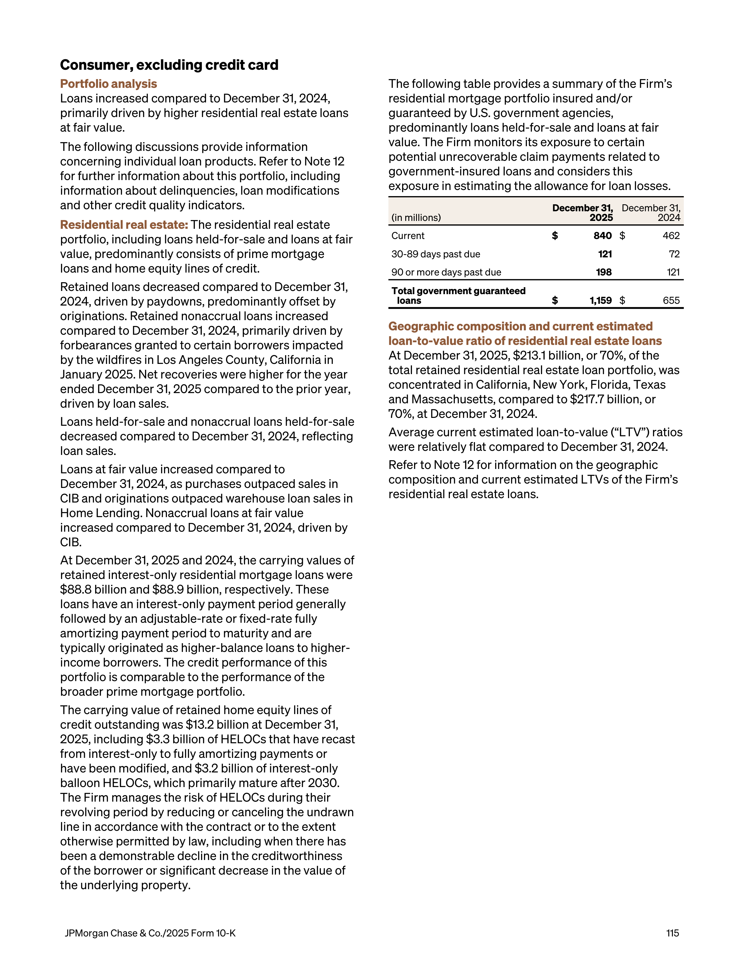 JPMorgan Chase Annual Report — page 147