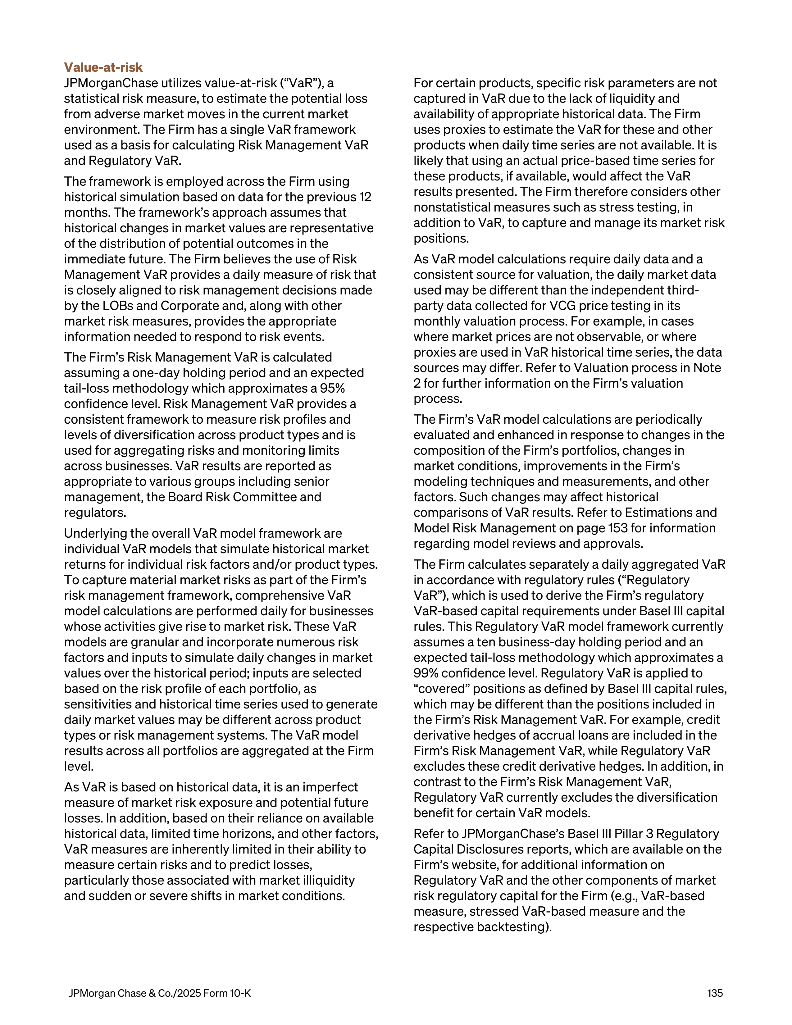 JPMorgan Chase Annual Report — page 167
