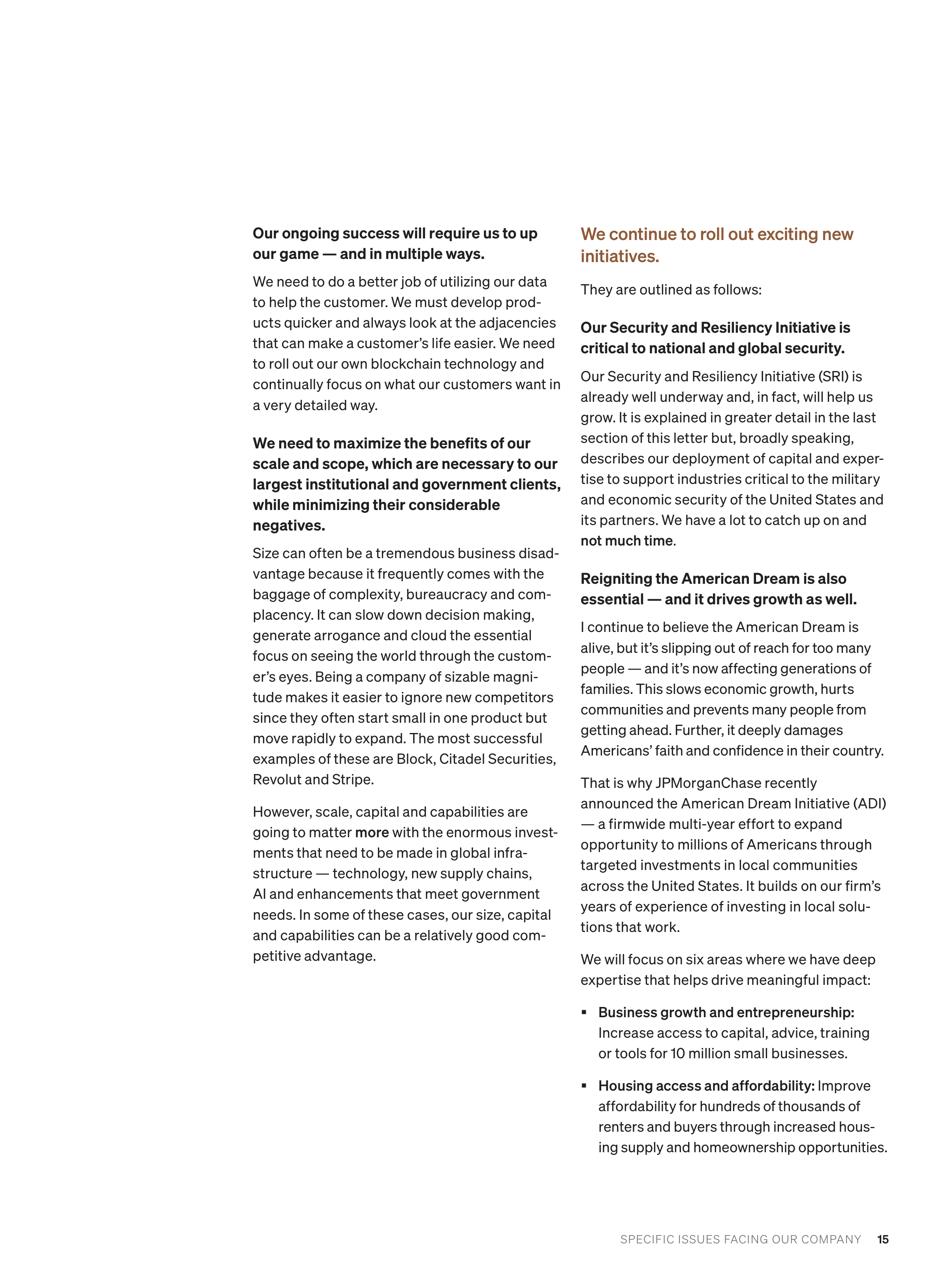 JPMorgan Chase Annual Report — page 17