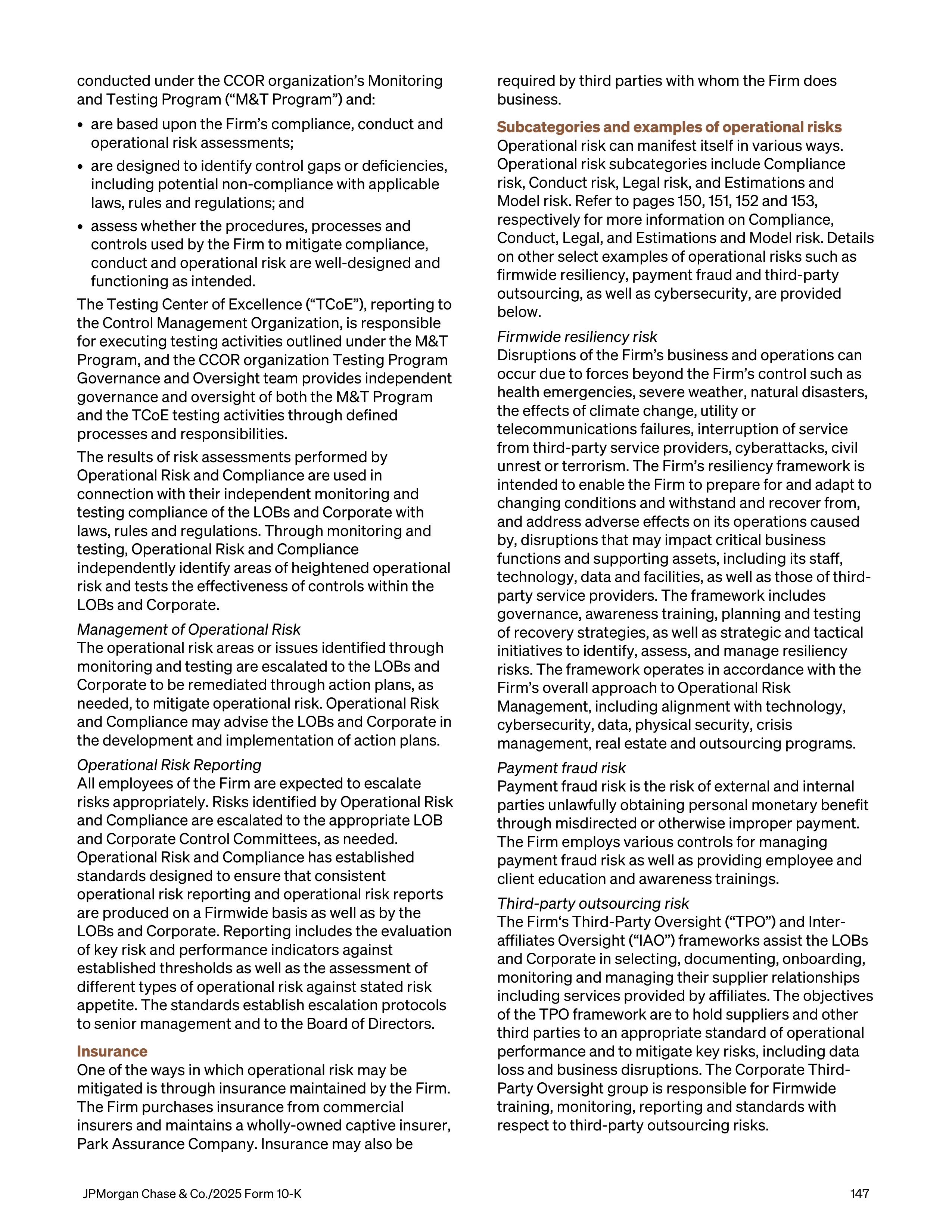 JPMorgan Chase Annual Report — page 179