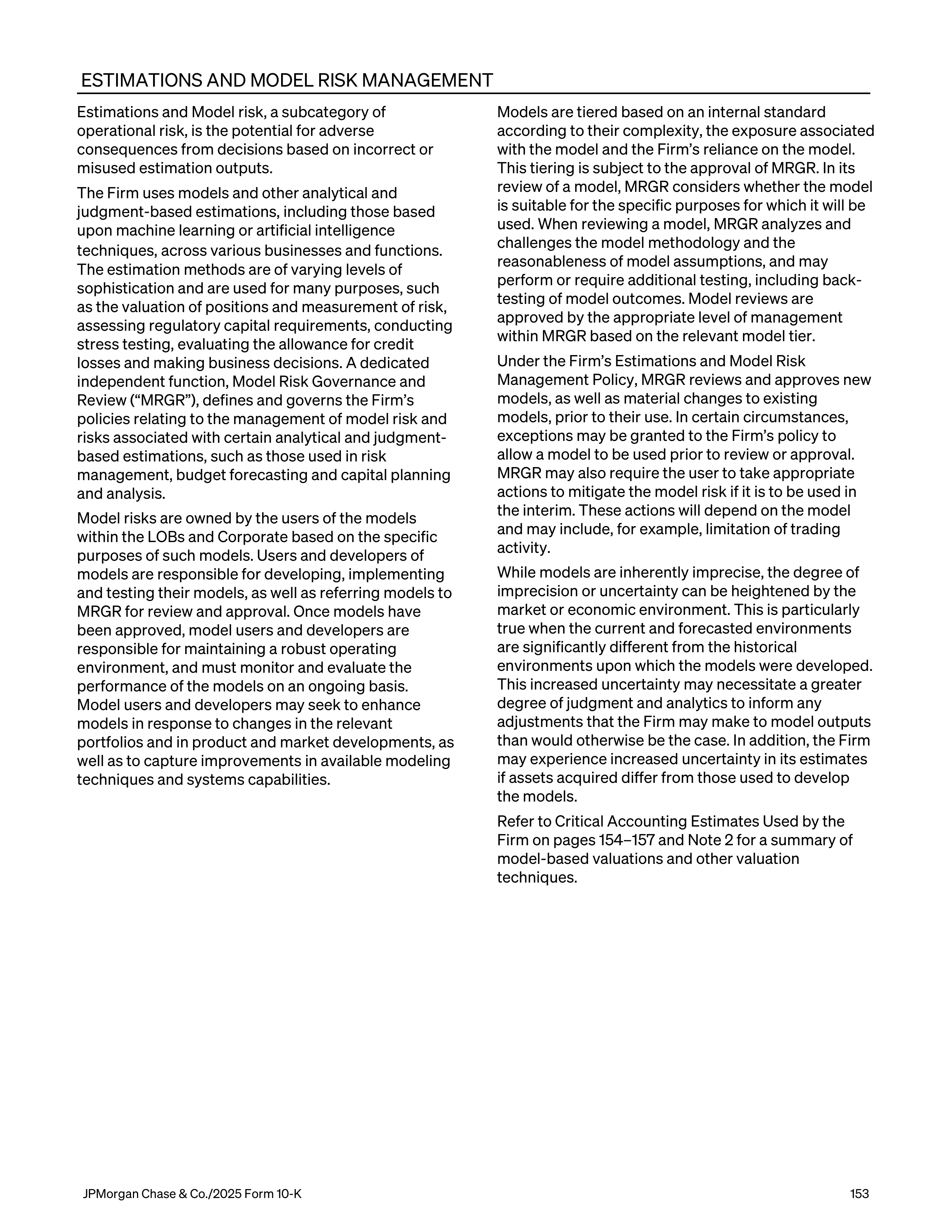 JPMorgan Chase Annual Report — page 185