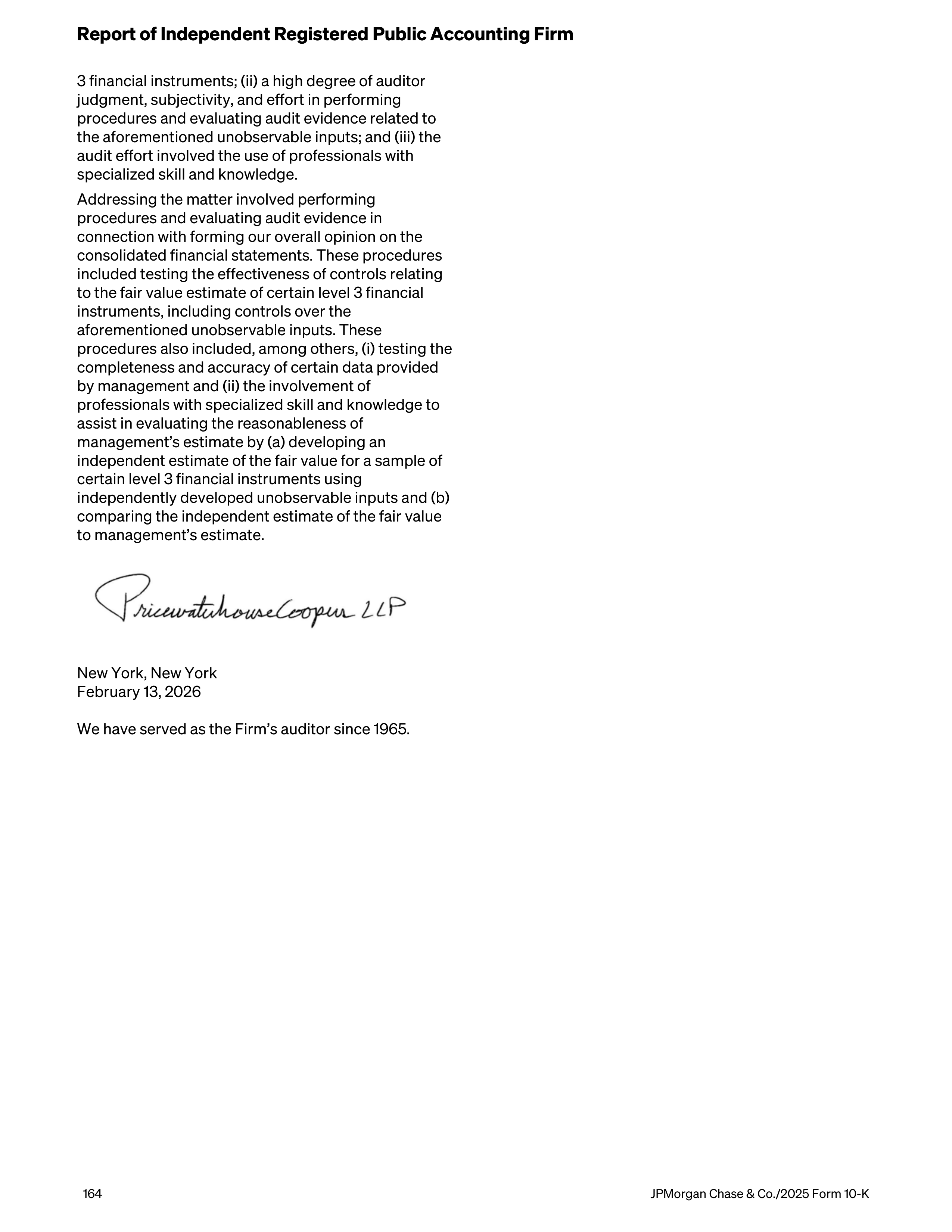 JPMorgan Chase Annual Report — page 196
