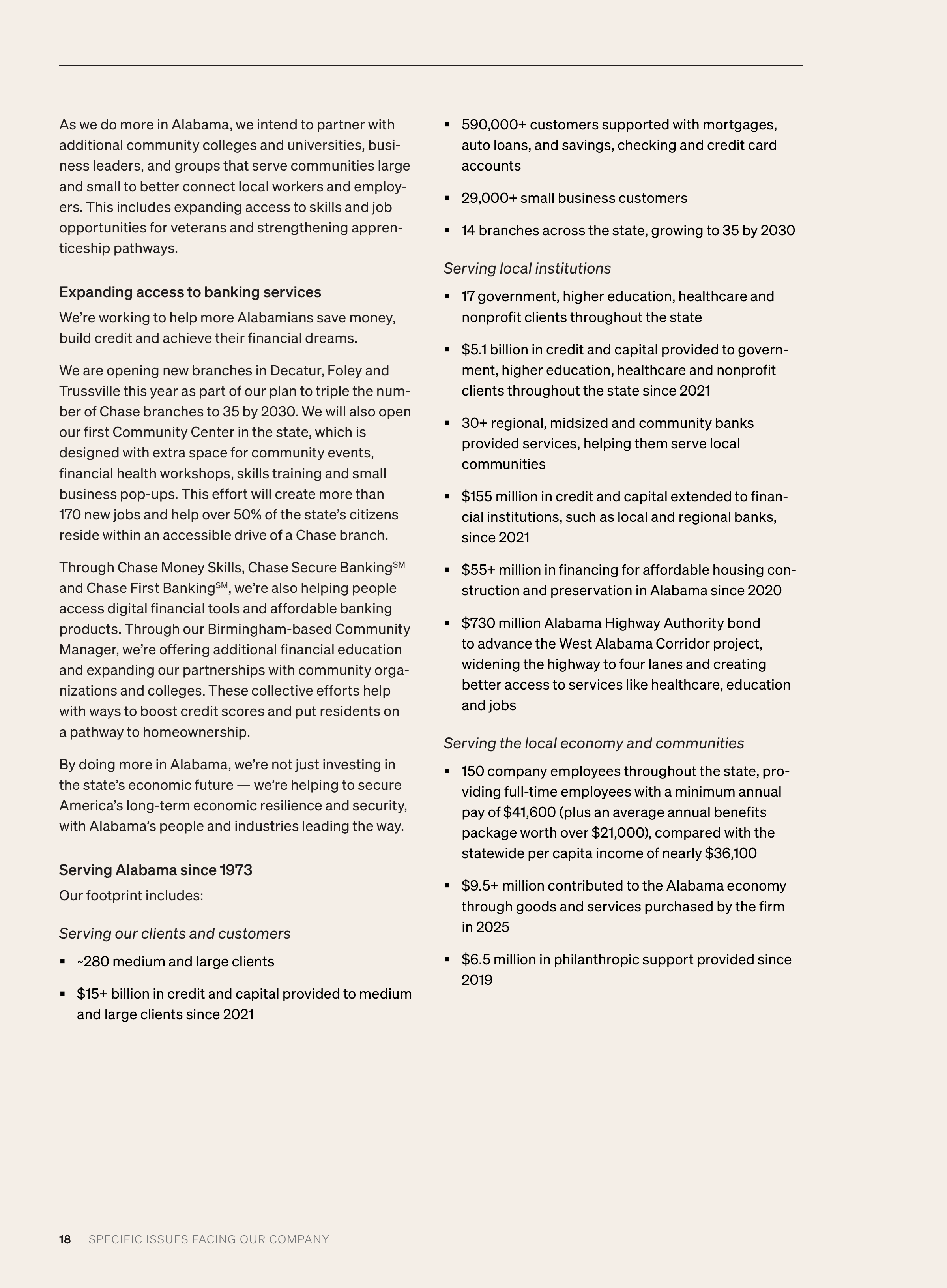 JPMorgan Chase Annual Report — page 20