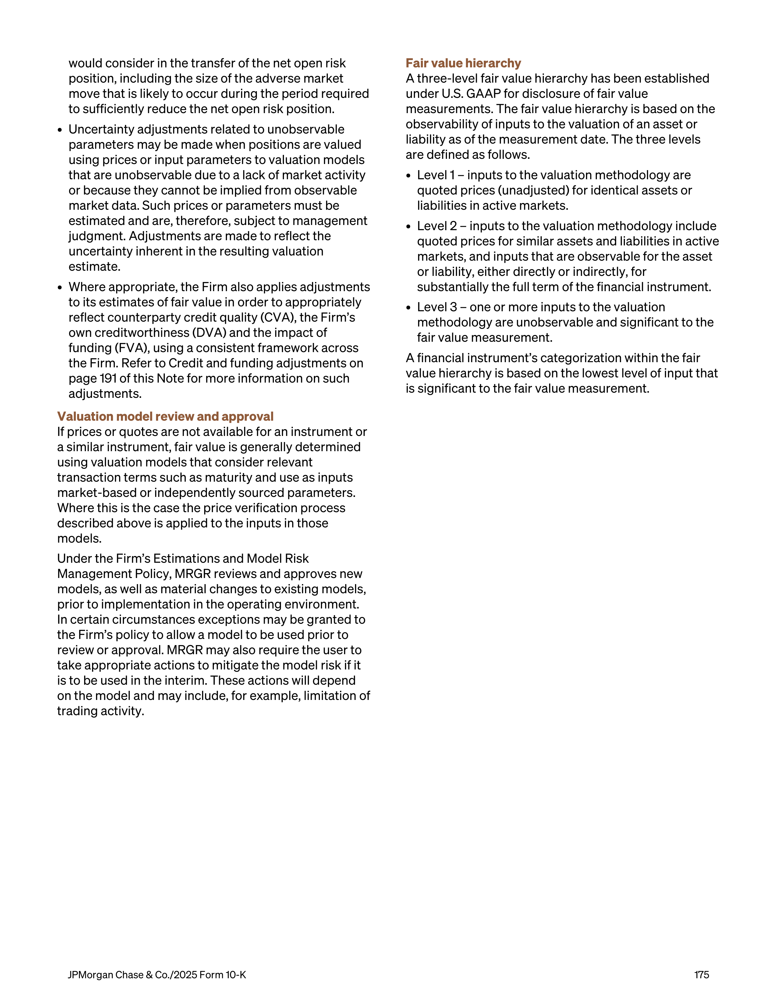 JPMorgan Chase Annual Report — page 207