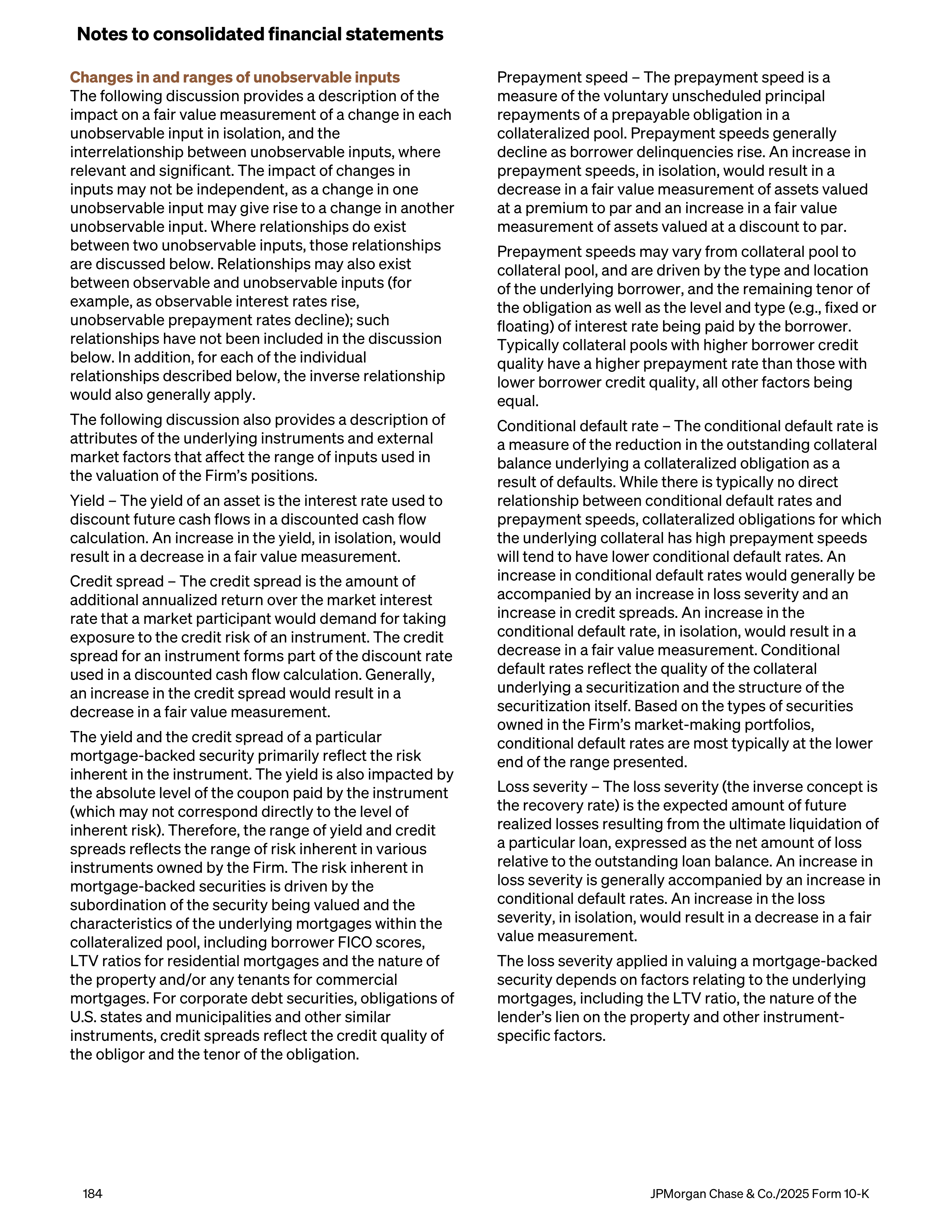 JPMorgan Chase Annual Report — page 216